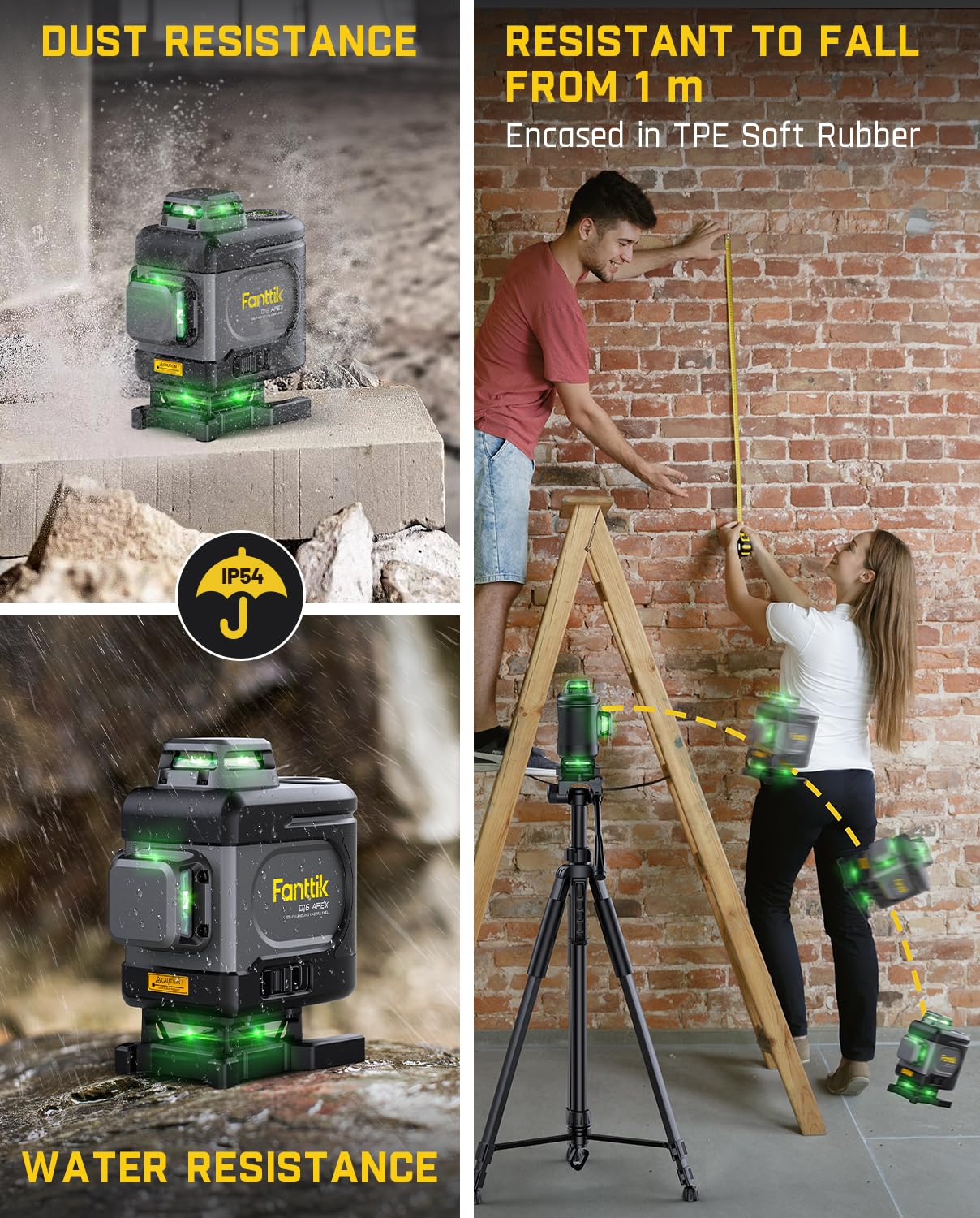 fanttik-d16-apex-professional-laser-level-4-x-360-green-beam-self-leveling-led-s image 8
