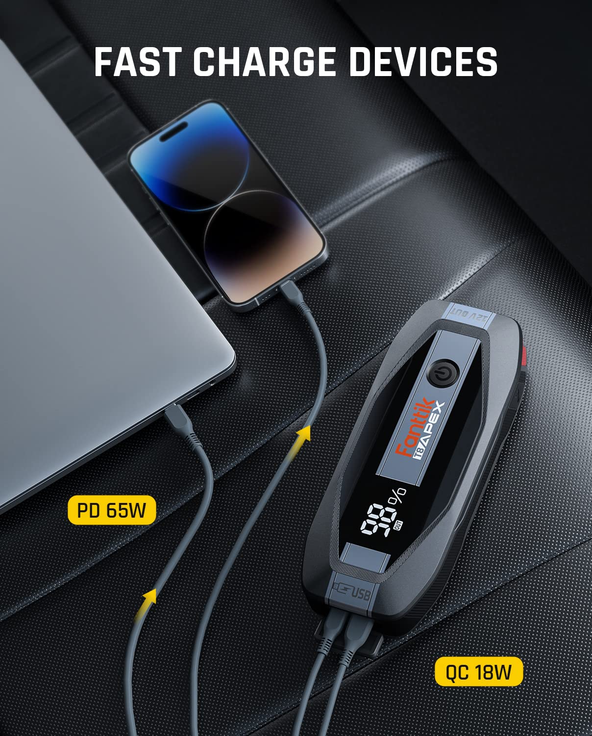 fanttik-t8-apex-2000a-jump-starter-20000mah-led-display-65w-pd-fast-charger-for- image 6