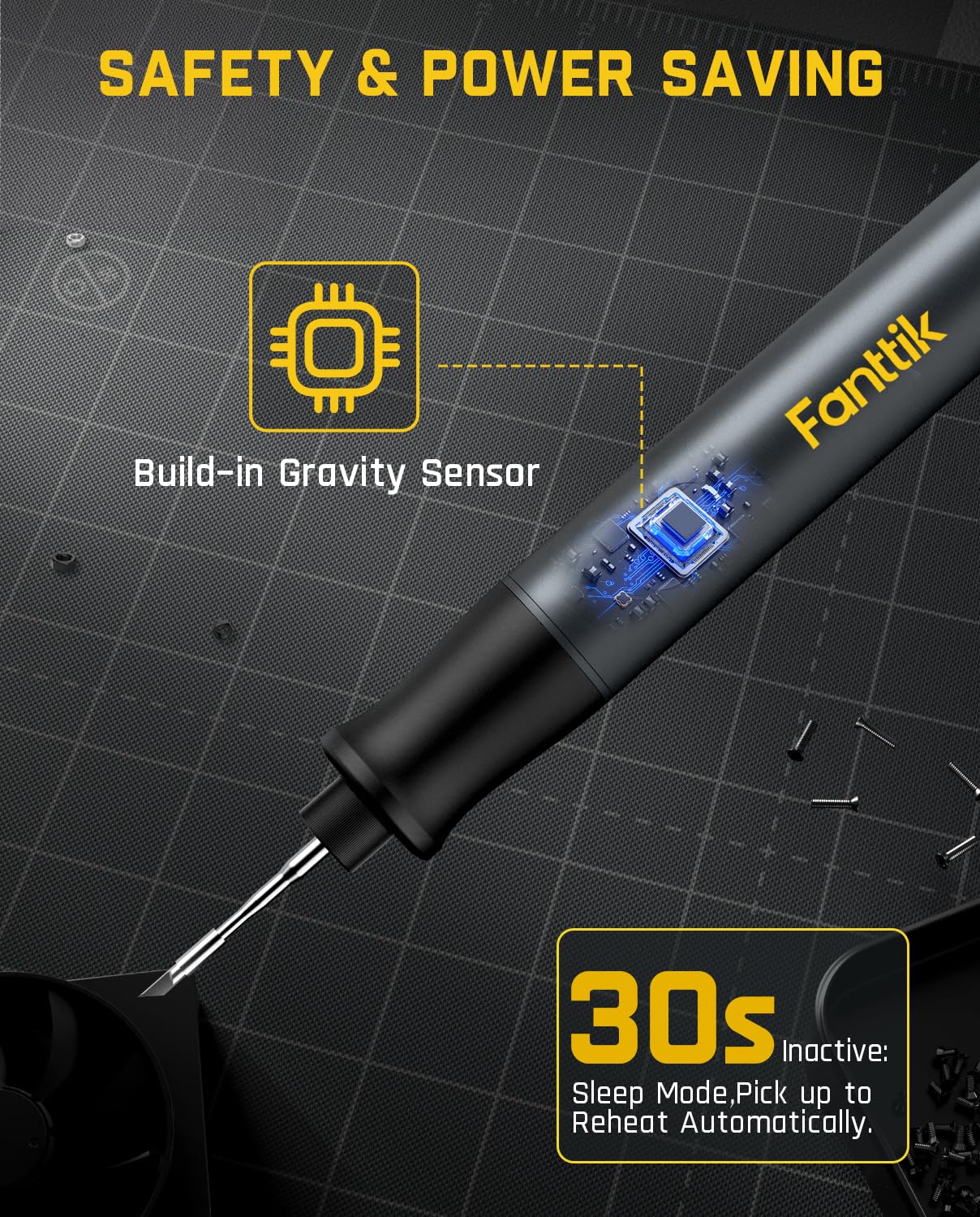 fanttik-t1-max-soldering-iron-kit-cordless-7-sec-fast-heating-390-840-f-auto-sle image 7