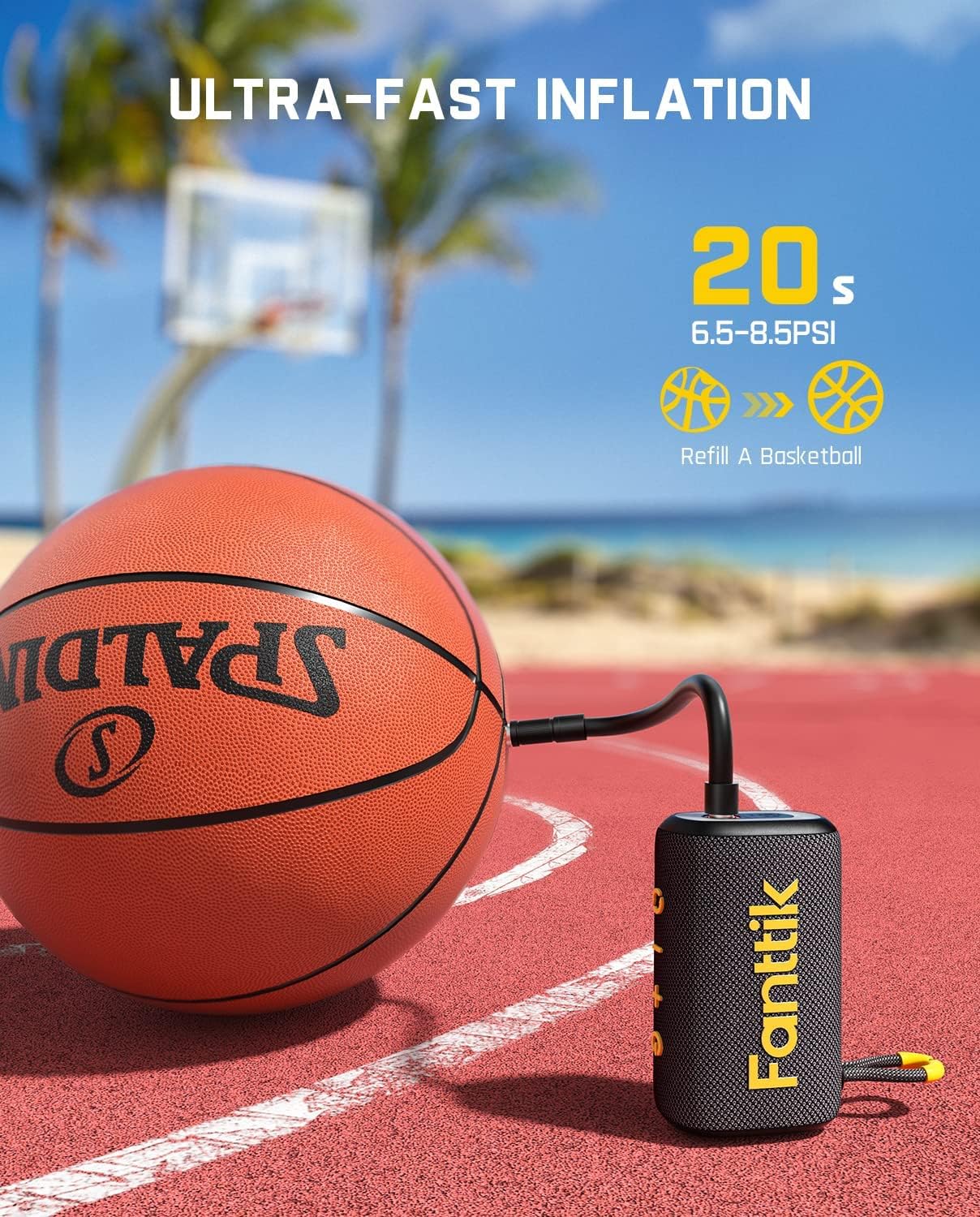 fanttik-x8-nano-electric-ball-pump-ultra-fast-inflation-portable-with-lcd-displa image 2