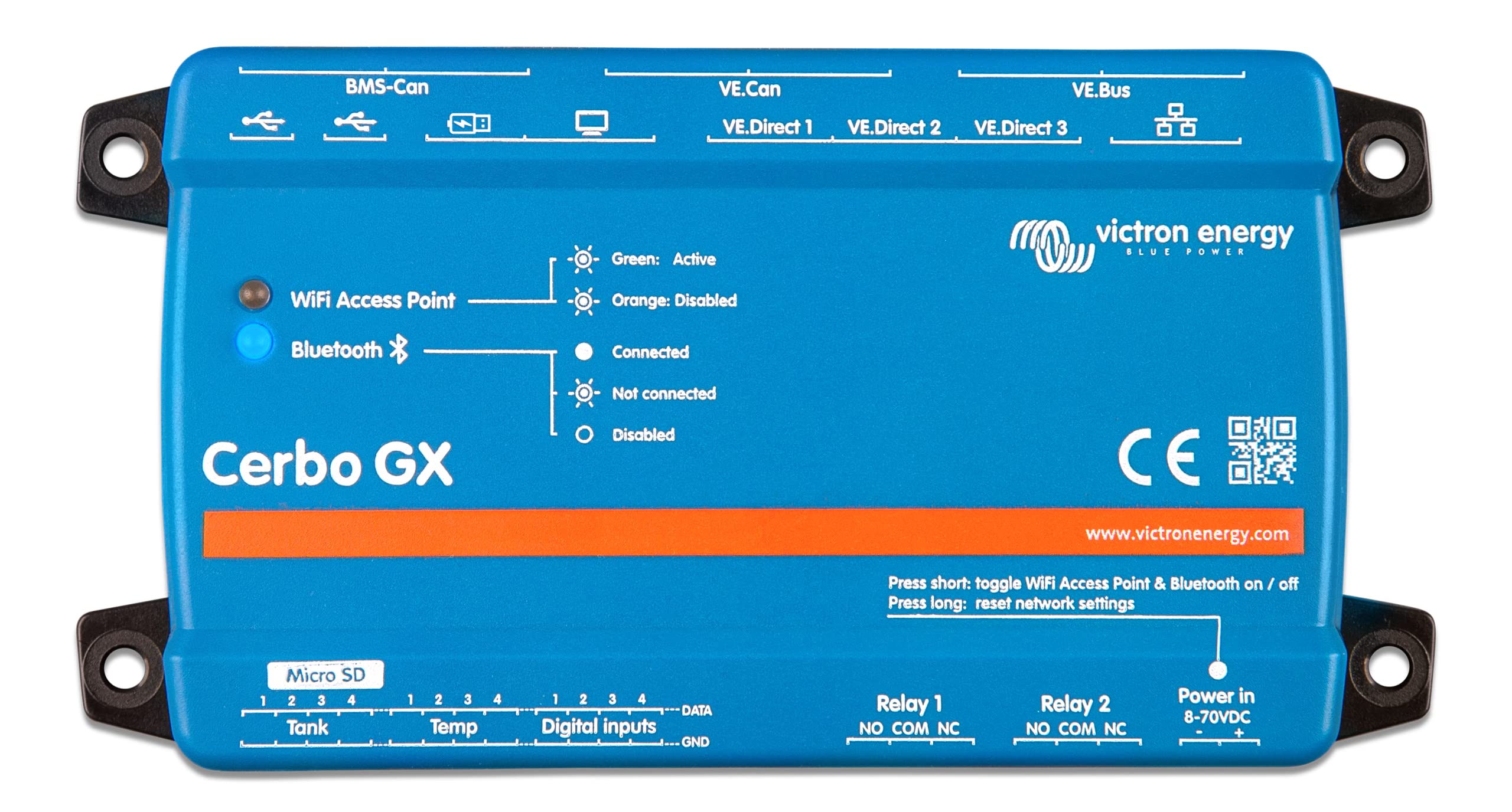 victron-energy-cerbo-gx-system-monitoring-and-control-hub-bluetooth-vrm-victronc image 1