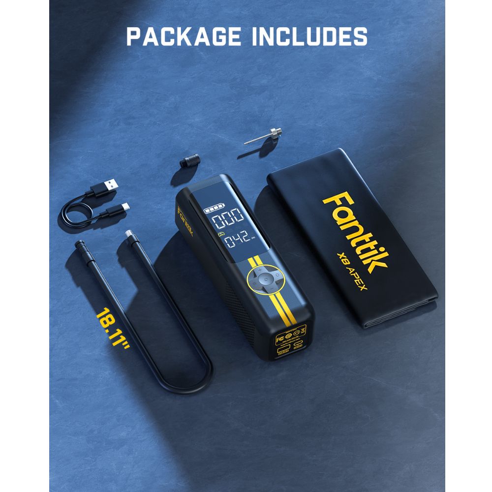 fanttik-x8-apex-ev-tire-inflator-and-v10-apex-foldable-car-vacuum-bundle image 8