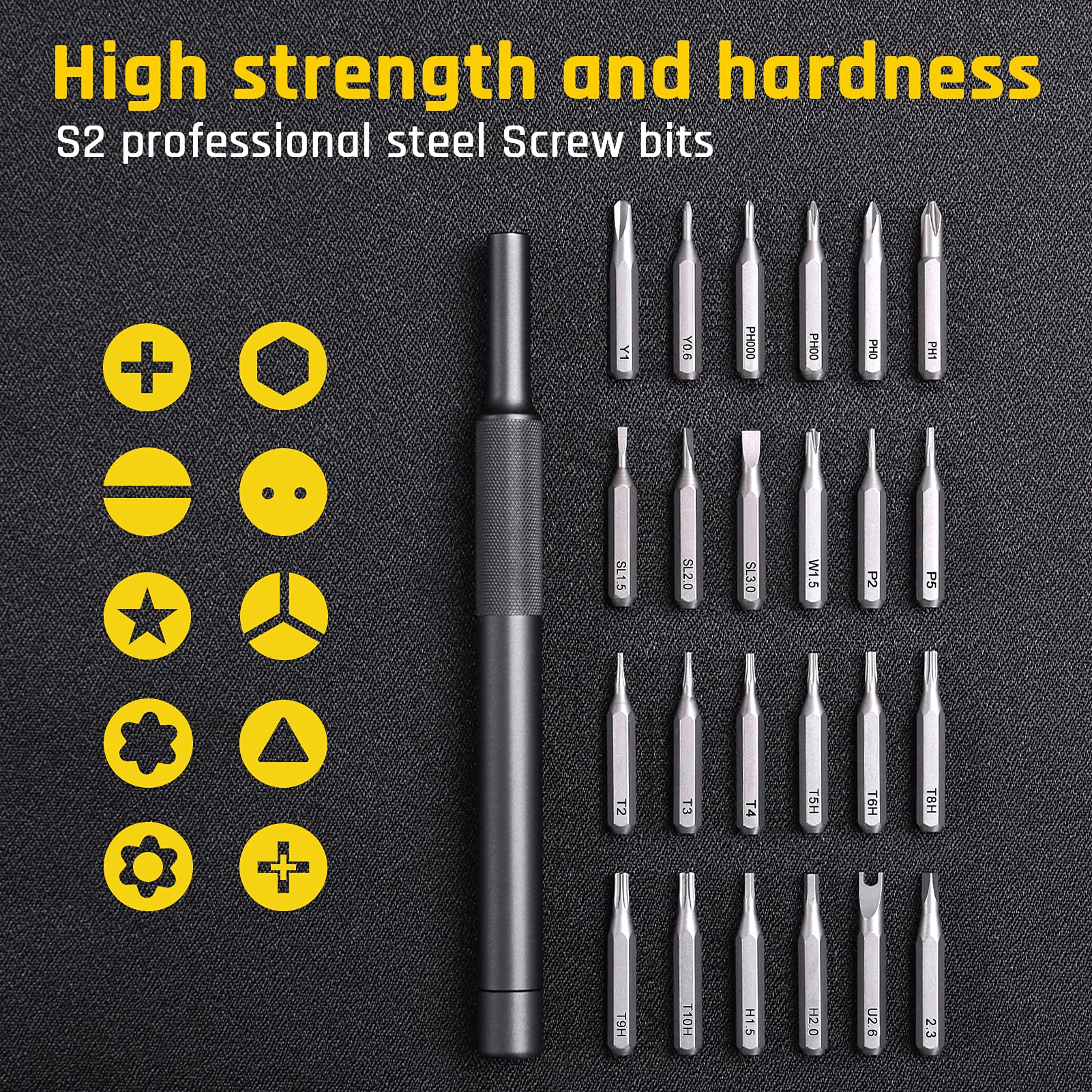 fanttik-mini-electric-screwdriver-e1-pro-and-x5-precision-repair-kit-with-24-s2- image 7