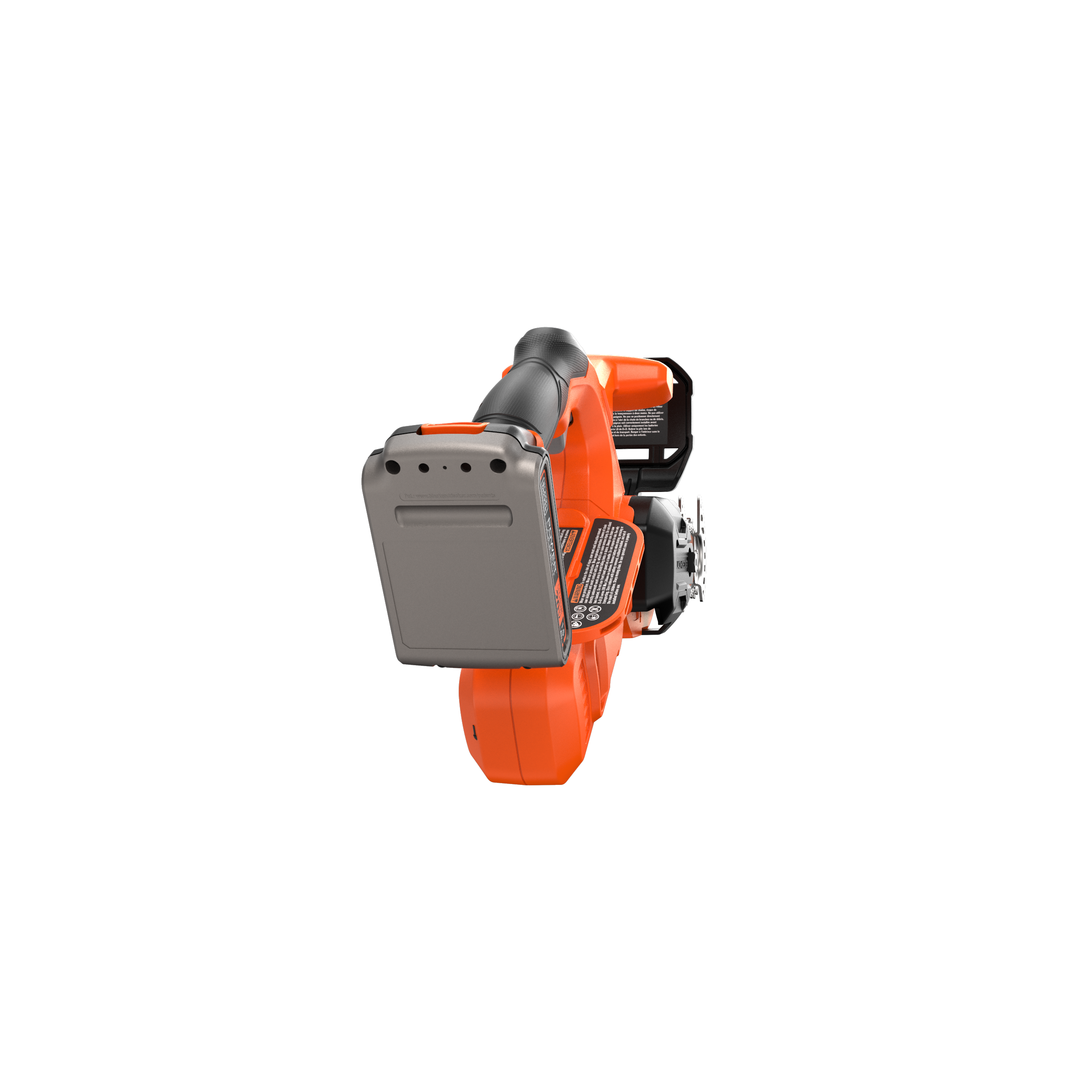 black-decker-20v-max-powerconnect-cordless-6-inch-pruning-chainsaw-kit-battery-c image 6