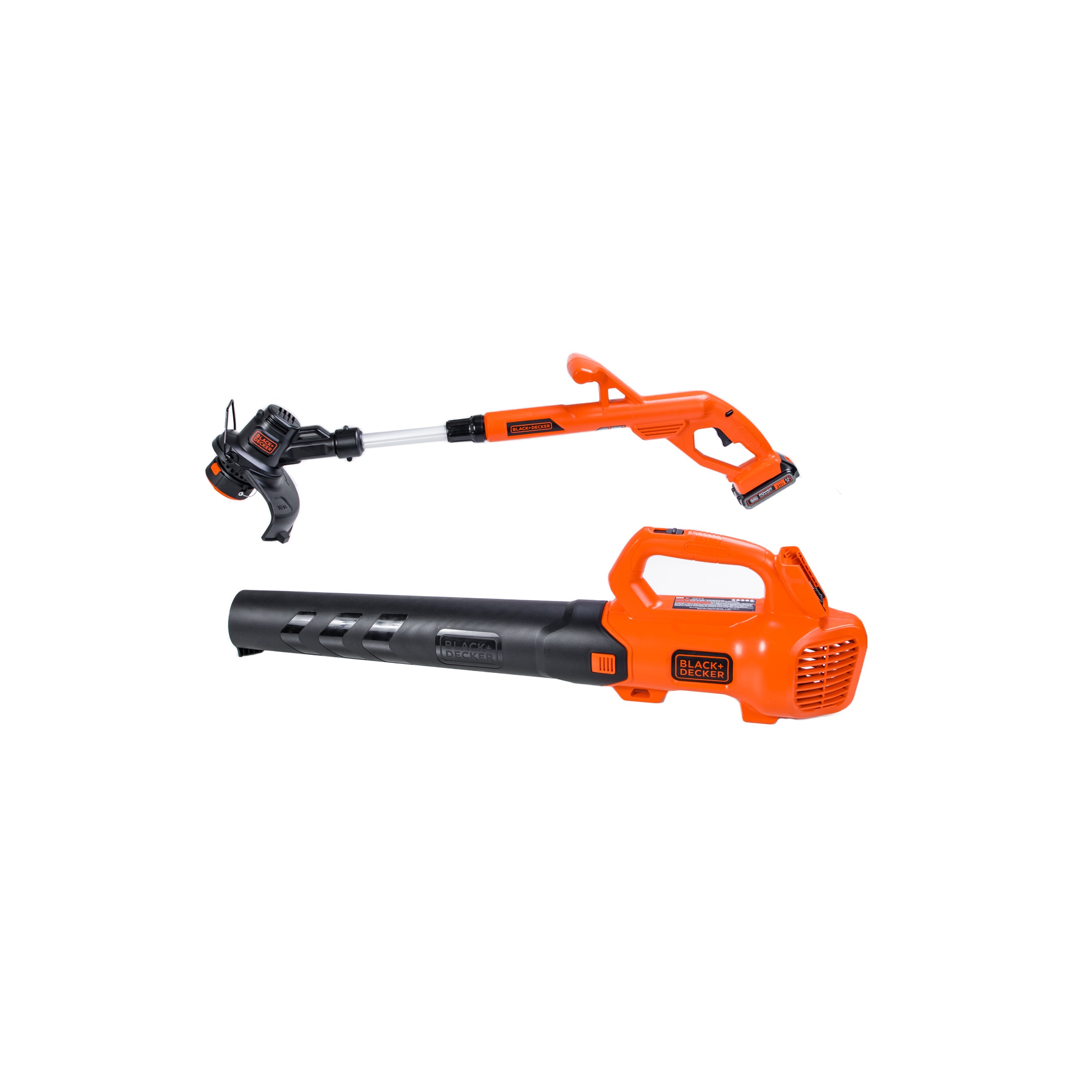 black-decker-20v-max-powerconnect-cordless-axial-leaf-blower-and-string-trimmer- image 4