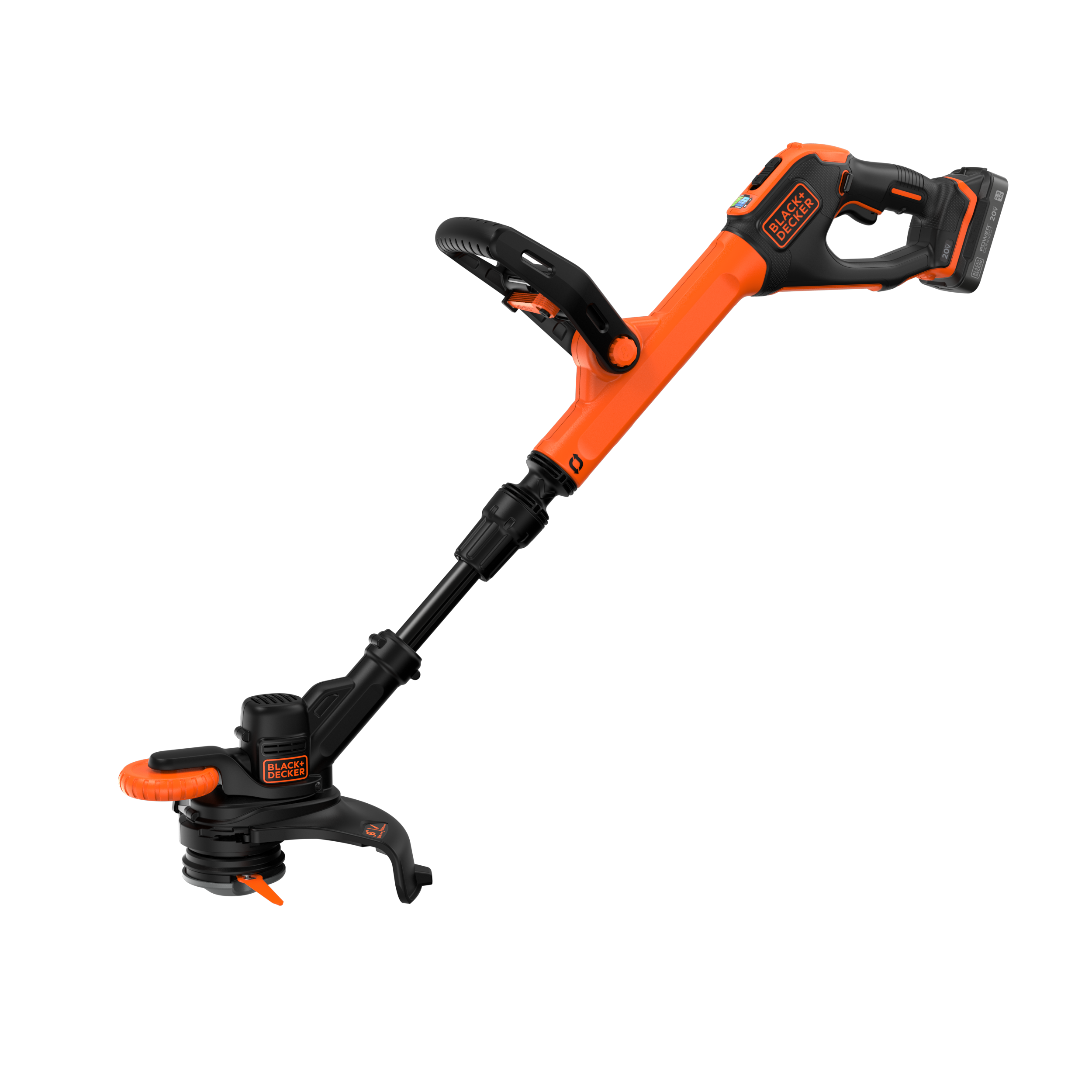 black-decker-20v-max-powerconnect-cordless-resin-blade-trimmer-battery-charger-i image 6