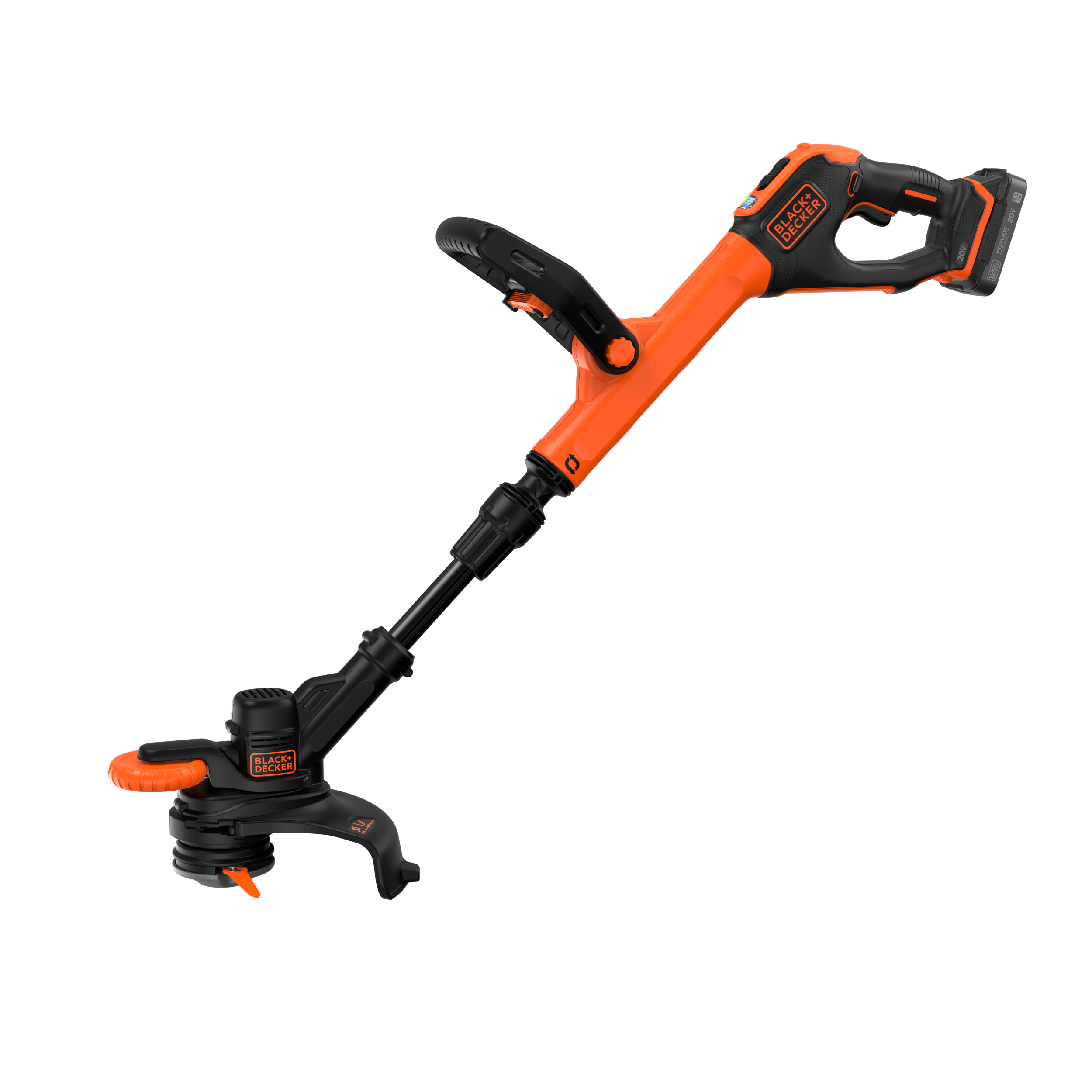 black-decker-20v-max-powerconnect-cordless-resin-blade-trimmer-battery-charger-i image 7