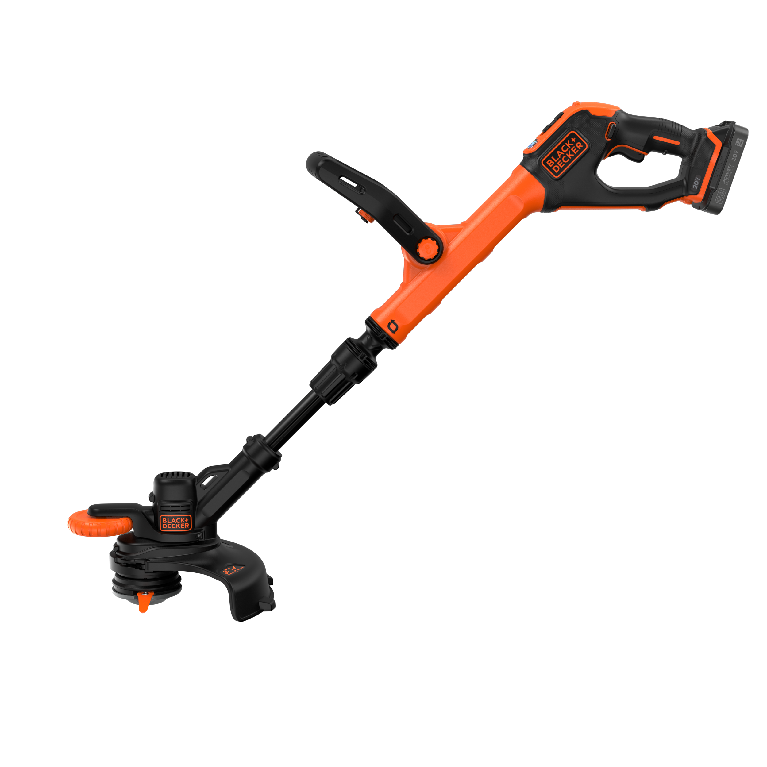 black-decker-20v-max-powerconnect-cordless-resin-blade-trimmer-battery-charger-i image 8