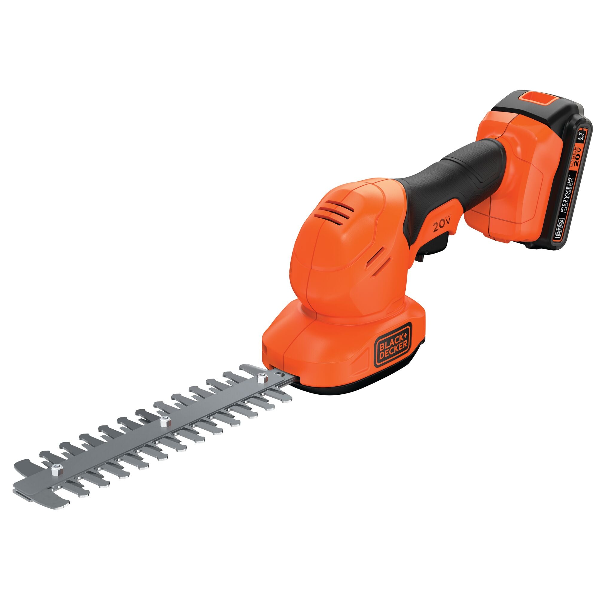 black-decker-20v-max-powerconnect-3-8-inch-cordless-shear-shrubber-battery-and-c image 1