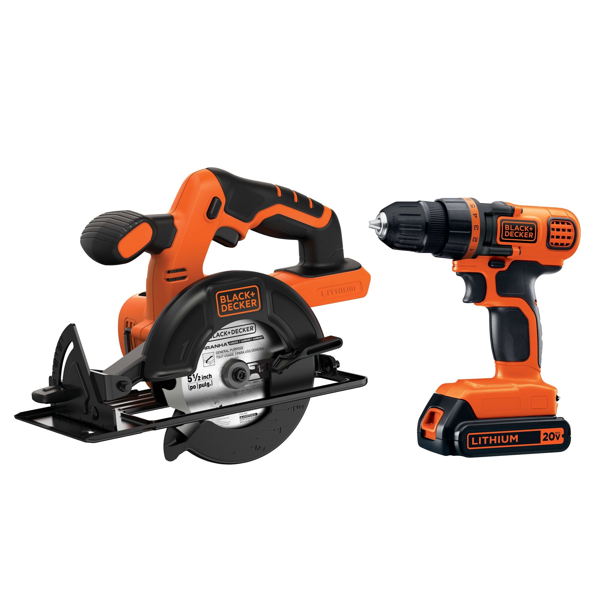 black-decker-20v-max-powerconnect-cordless-drill-driver-and-circular-saw-combo-k-2 image 1