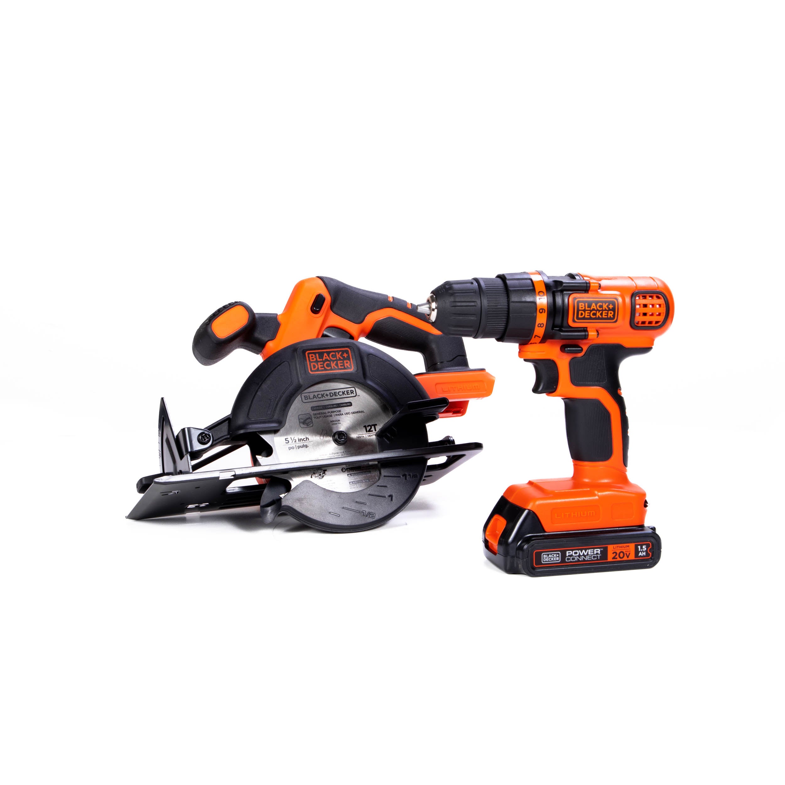 black-decker-20v-max-powerconnect-cordless-drill-driver-and-circular-saw-combo-k-2 image 4