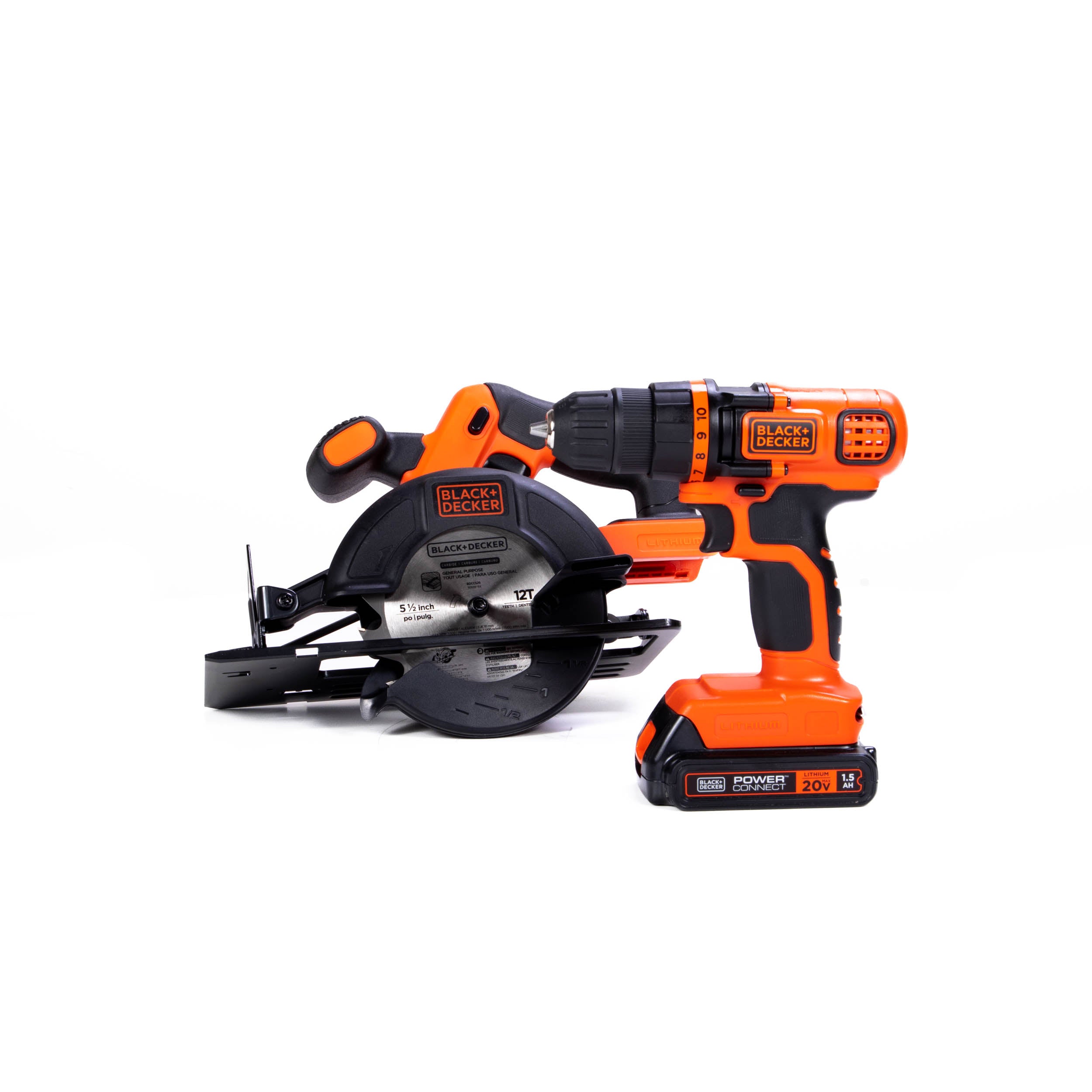 black-decker-20v-max-powerconnect-cordless-drill-driver-and-circular-saw-combo-k-2 image 5