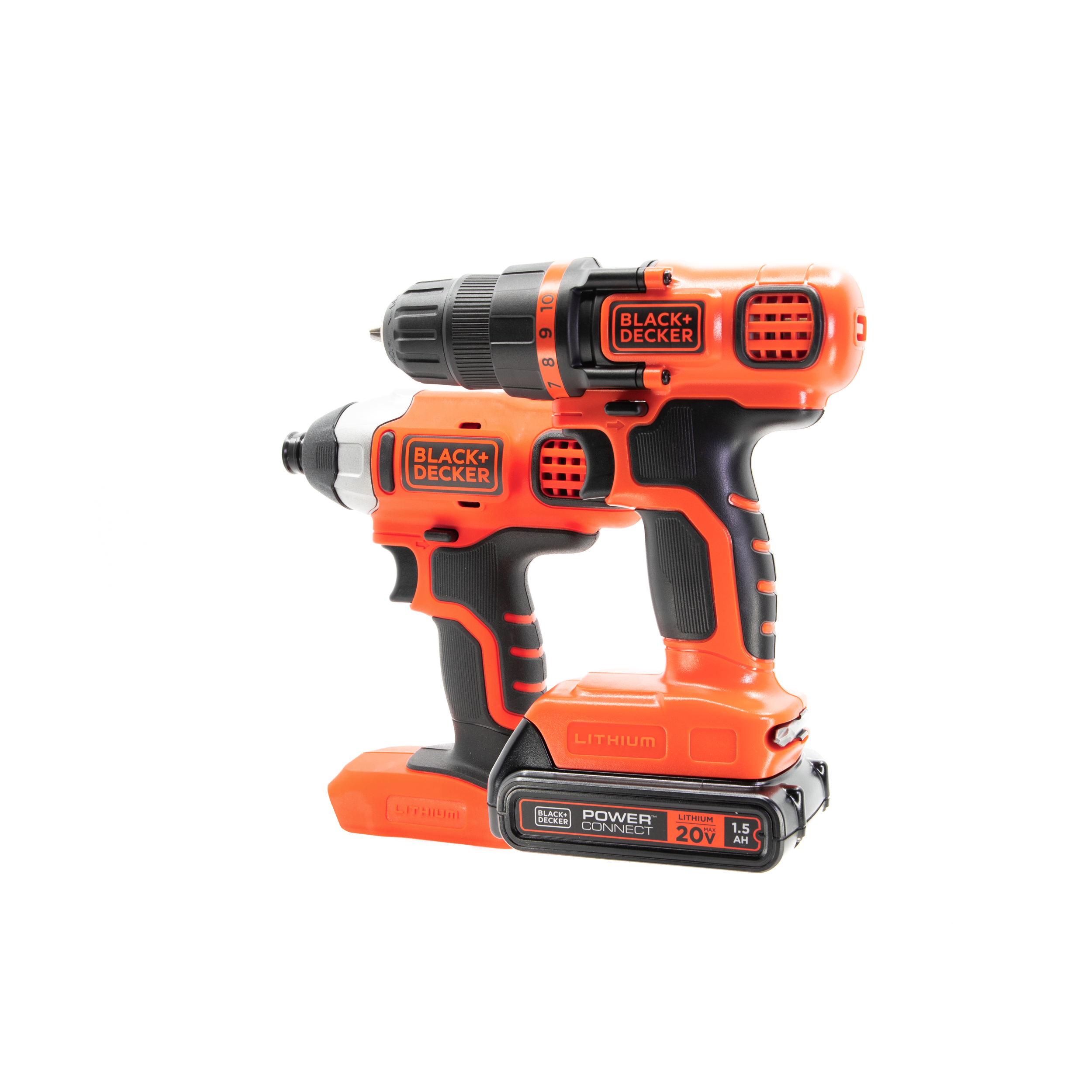 black-decker-20v-max-powerconnect-cordless-drill-and-impact-driver-combo-kit-bat image 4