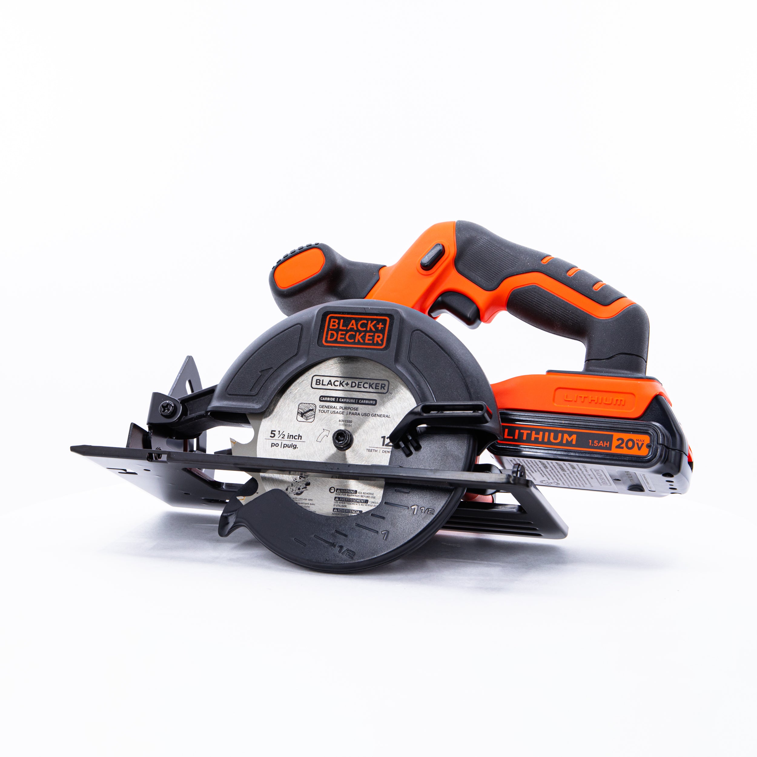 black-decker-20v-max-powerconnect-5-1-2-inch-cordless-circular-saw-battery-and-c image 6