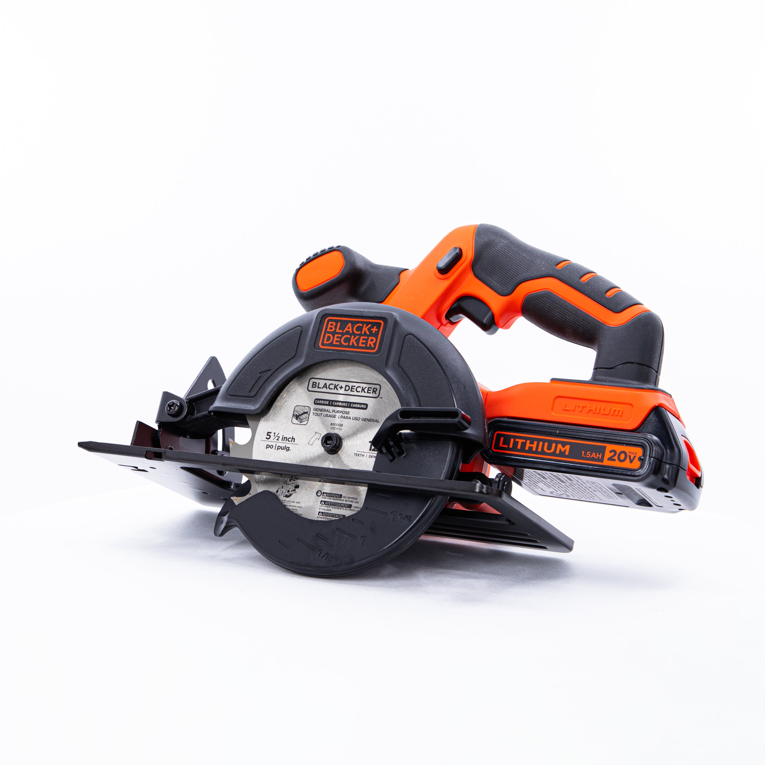 black-decker-20v-max-powerconnect-5-1-2-inch-cordless-circular-saw-battery-and-c image 7