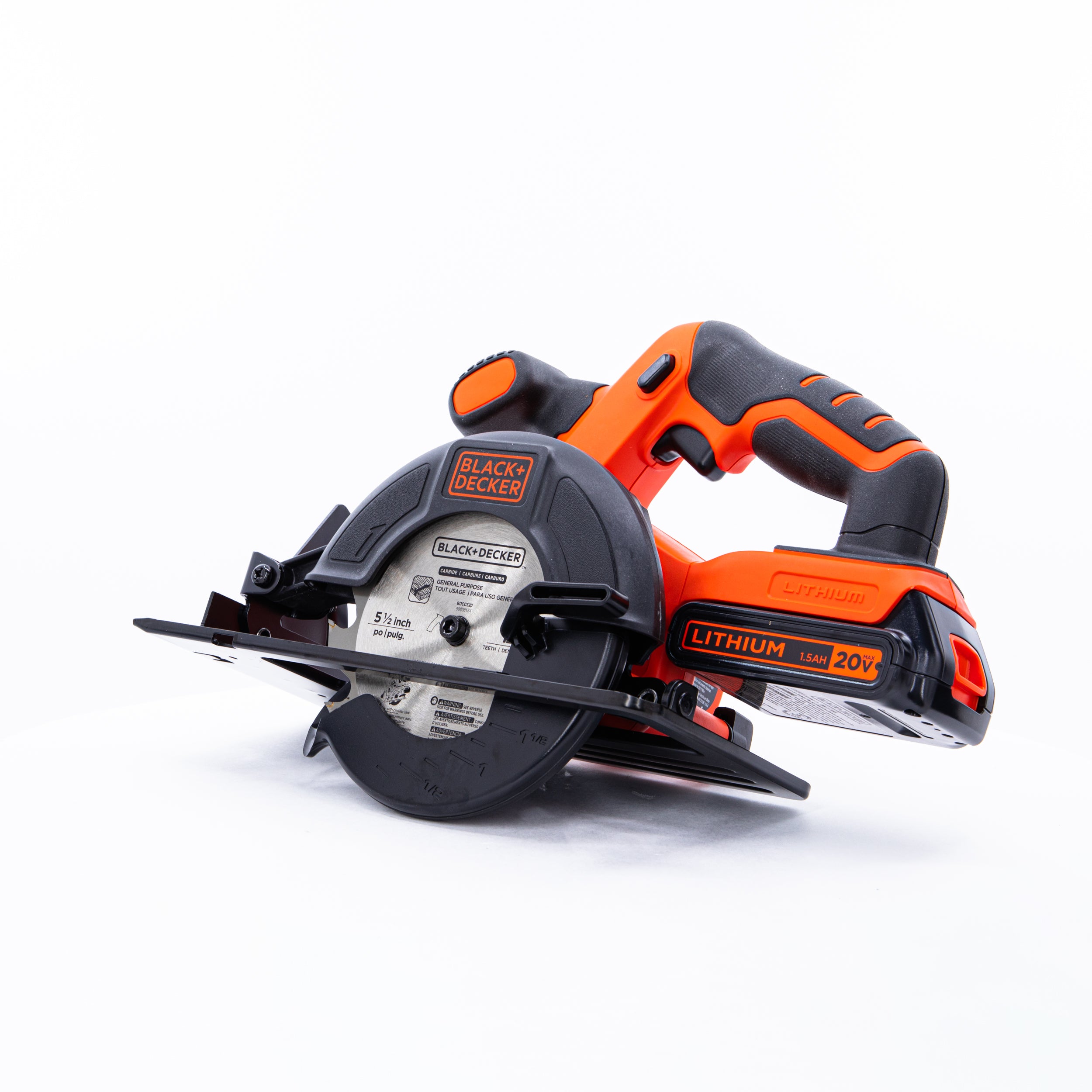 black-decker-20v-max-powerconnect-5-1-2-inch-cordless-circular-saw-battery-and-c image 8