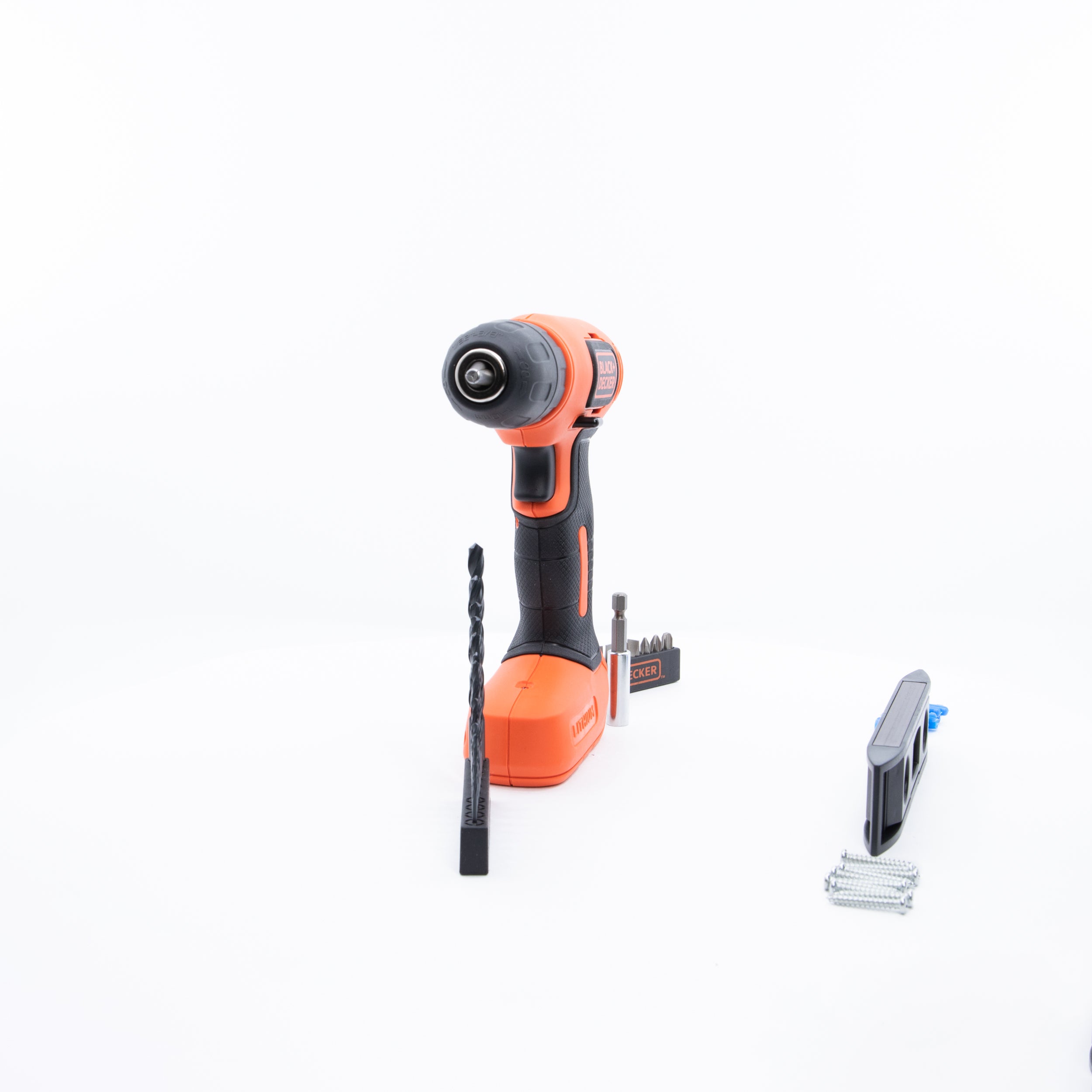 black-decker-8v-max-cordless-drill-43-piece-home-decor-project-kit-compact-usb-r image 8