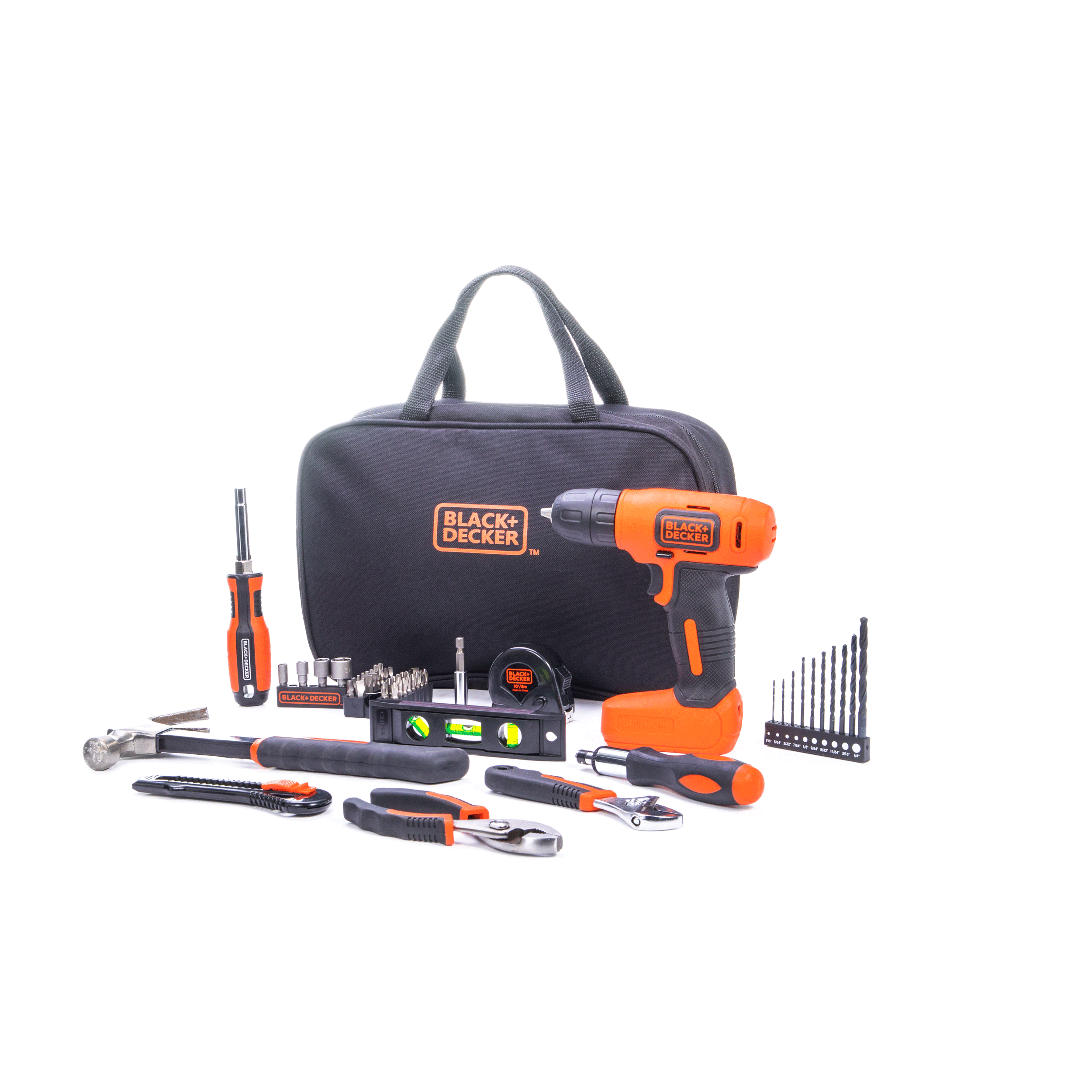 black-decker-8v-drill-home-tool-kit-57-piece image 4