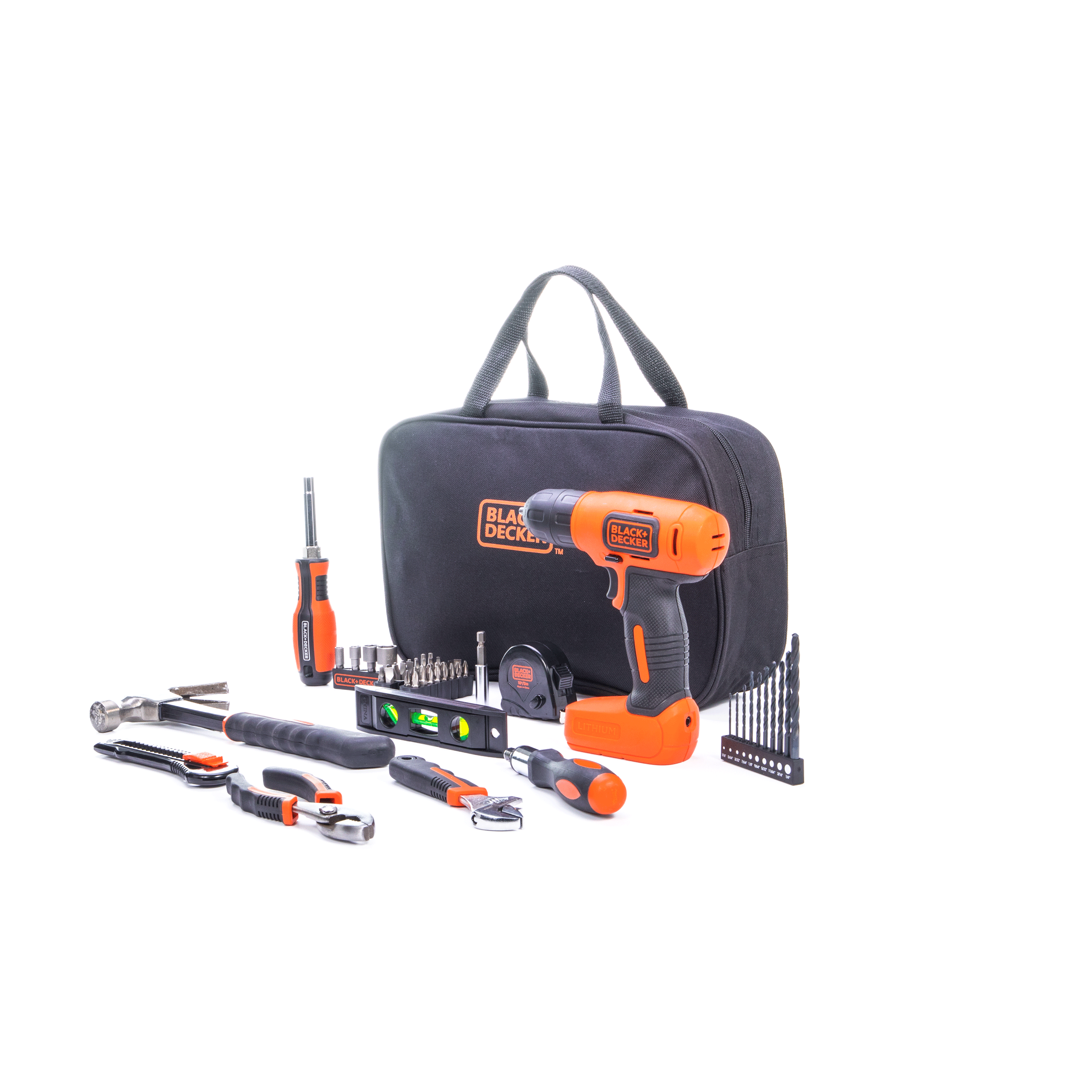 black-decker-8v-drill-home-tool-kit-57-piece image 6