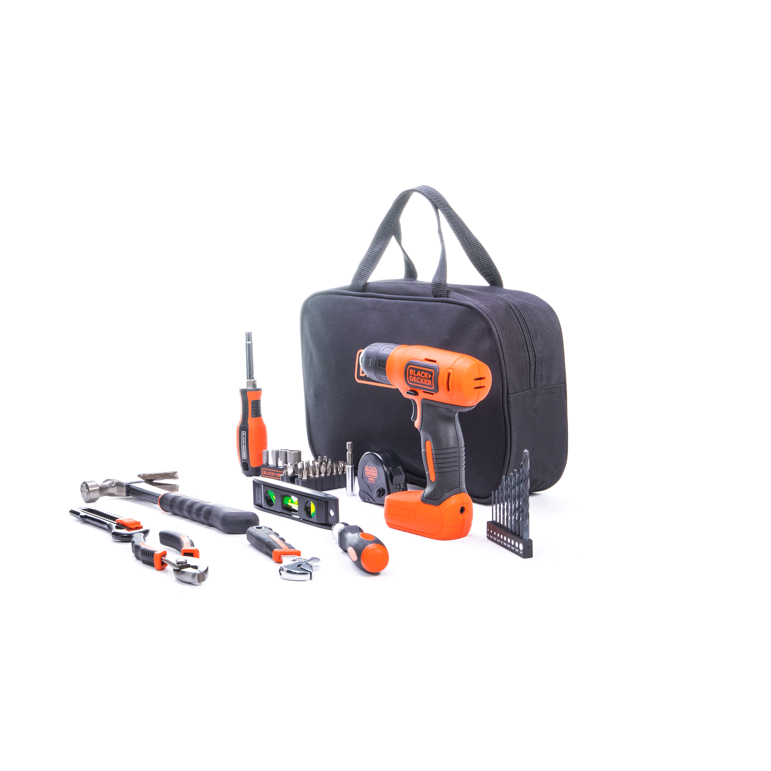black-decker-8v-drill-home-tool-kit-57-piece image 7