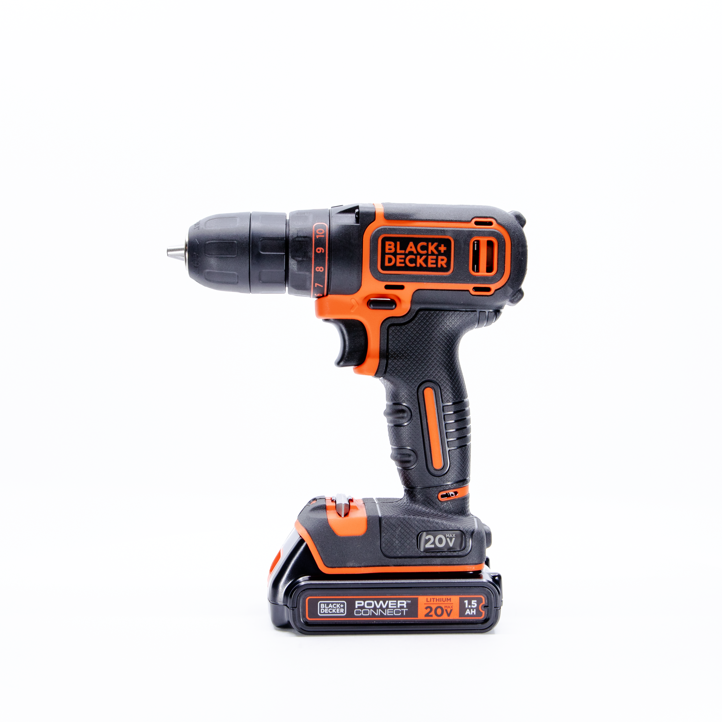 black-decker-20v-max-powerconnect-cordless-3-8-inch-drill-driver-kit image 4