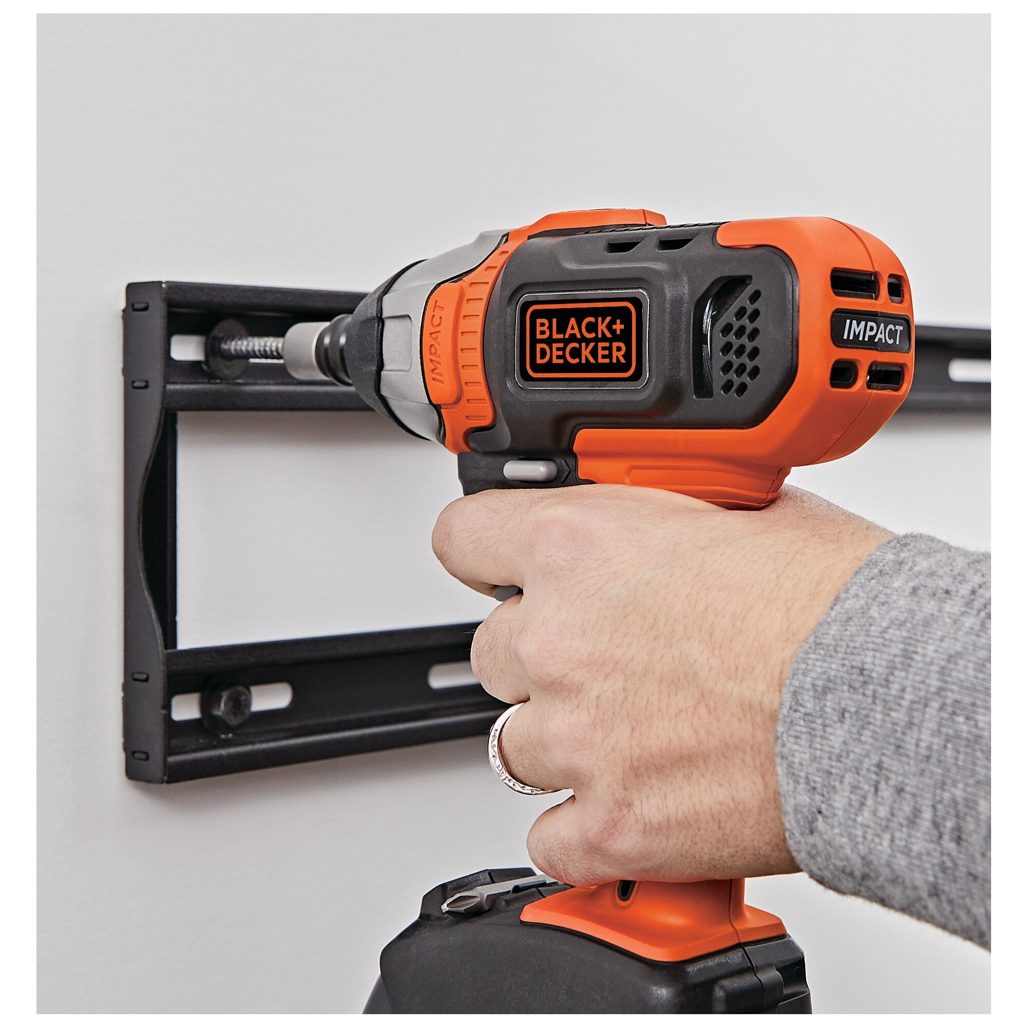 black-decker-20v-max-powerconnect-cordless-impact-driver-with-fastening-bit-batt image 3