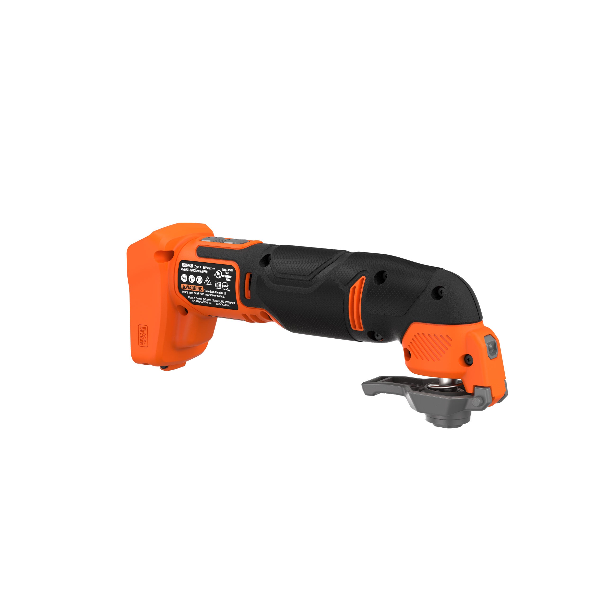 black-decker-20v-max-powerconnect-cordless-oscillating-multi-tool-tool-only image 6