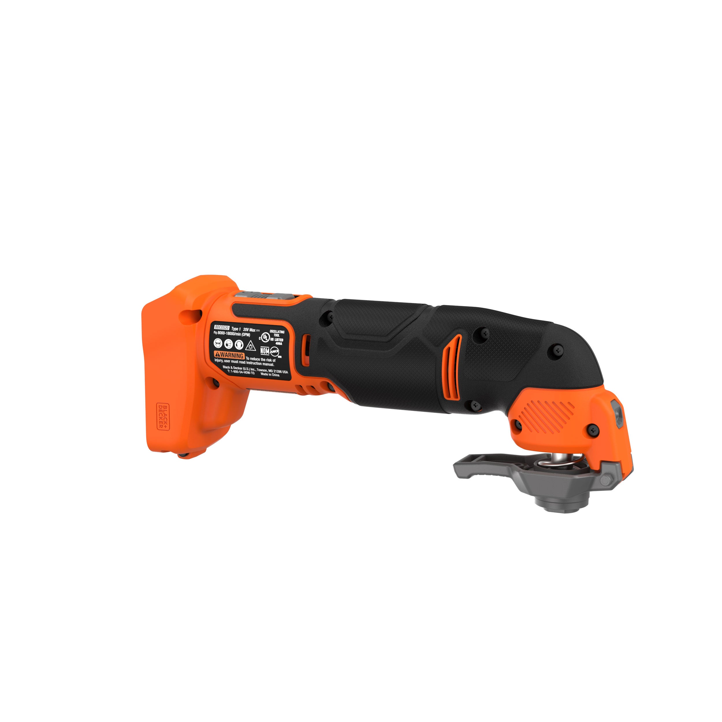 black-decker-20v-max-powerconnect-cordless-oscillating-multi-tool-tool-only image 8