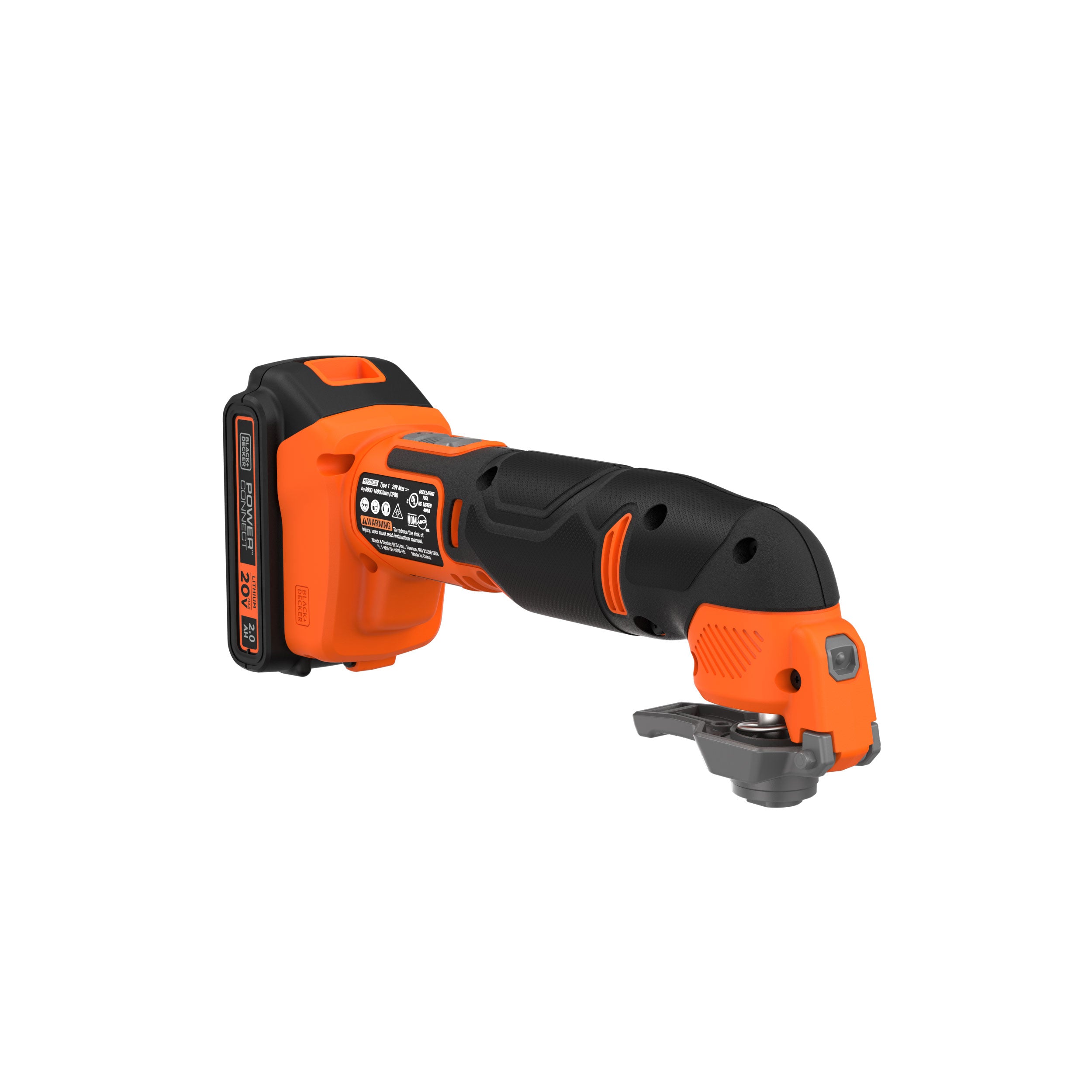 black-decker-20v-max-powerconnect-cordless-oscillating-multi-tool-kit-with-batte image 4