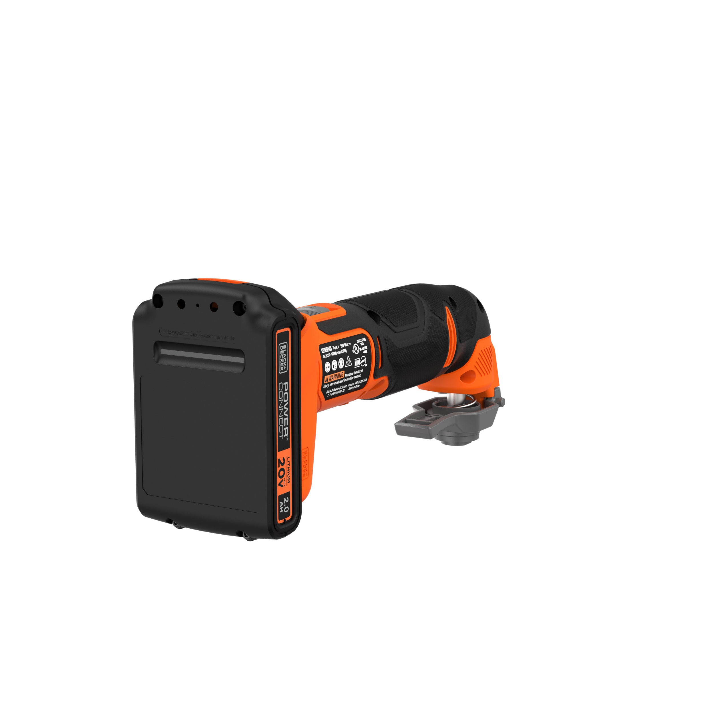 black-decker-20v-max-powerconnect-cordless-oscillating-multi-tool-kit-with-batte image 8