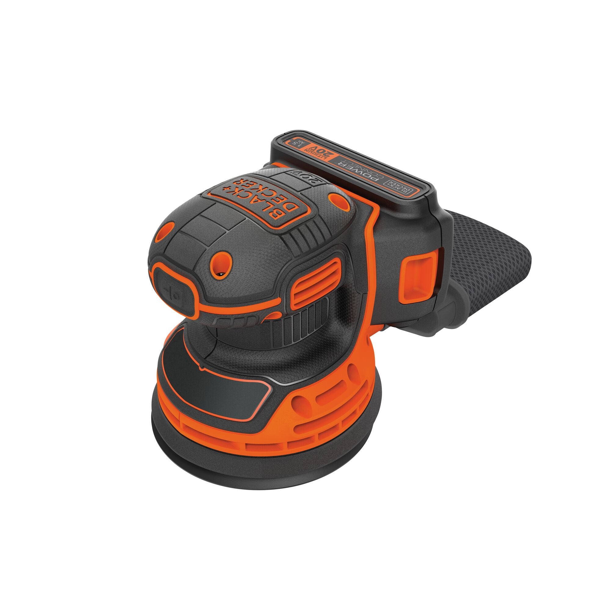 black-decker-20v-max-powerconnect-cordless-random-orbital-sander-battery-and-cha image 1
