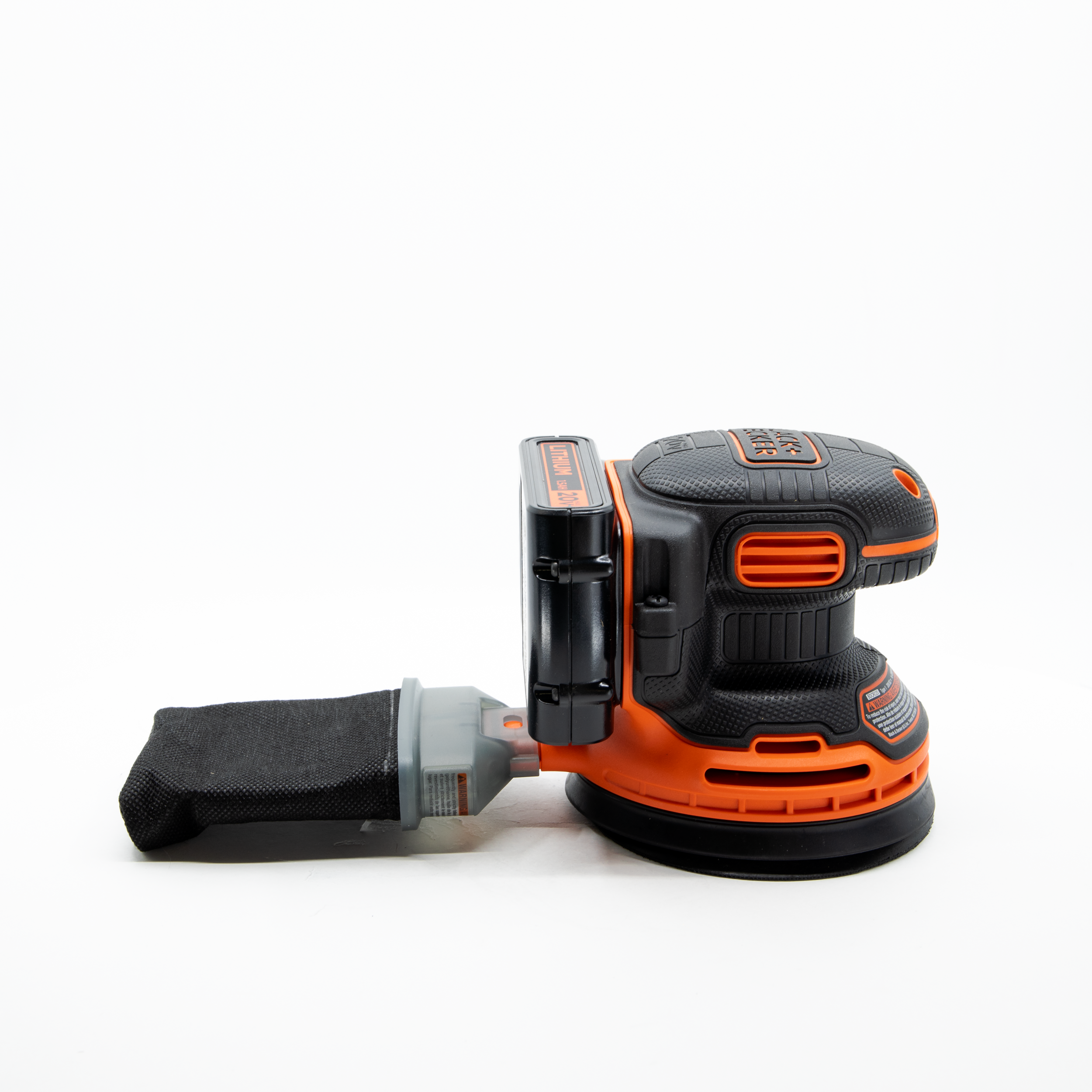 black-decker-20v-max-powerconnect-cordless-random-orbital-sander-battery-and-cha image 5