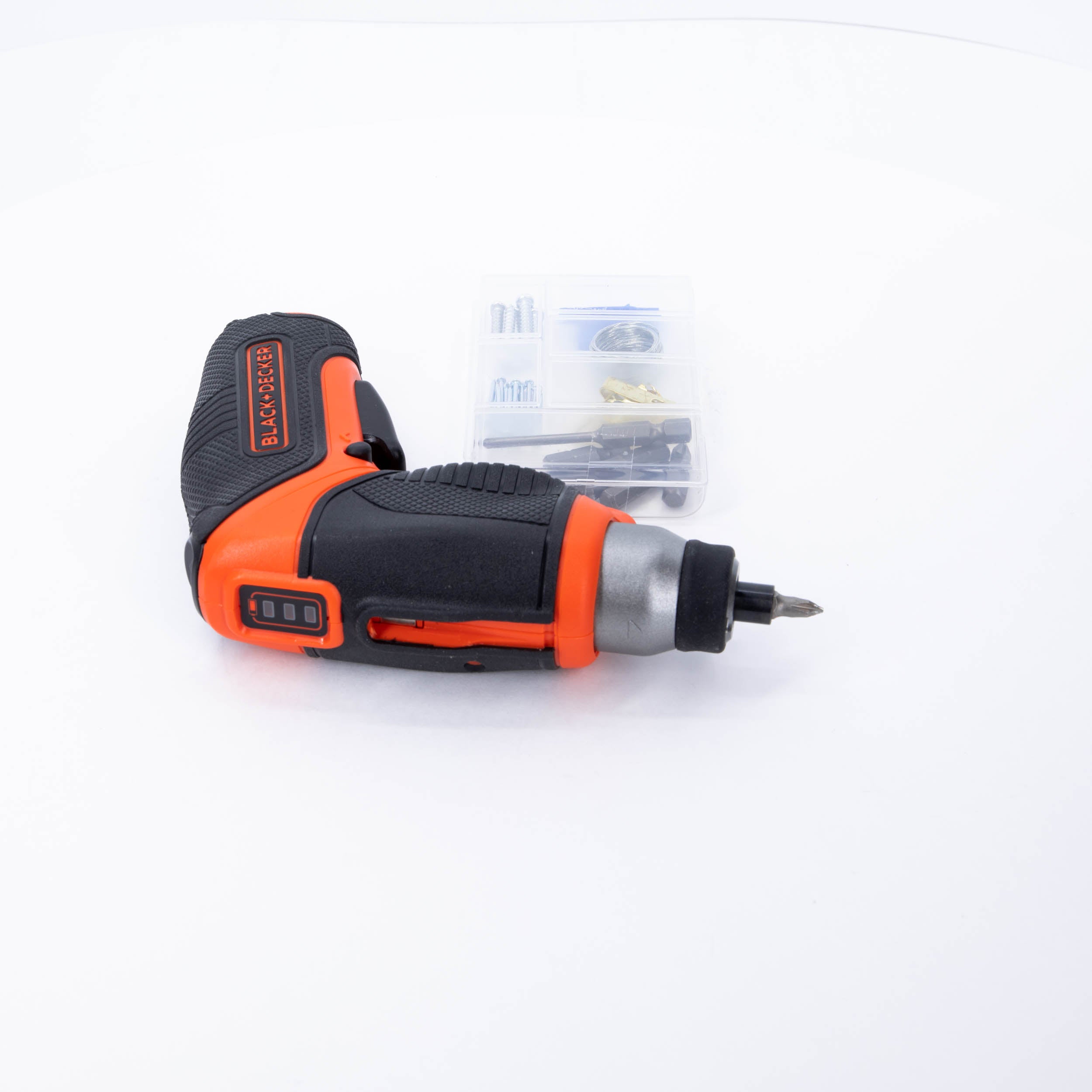 black-decker-4v-max-cordless-screwdriver-with-picture-hanging-kit image 3