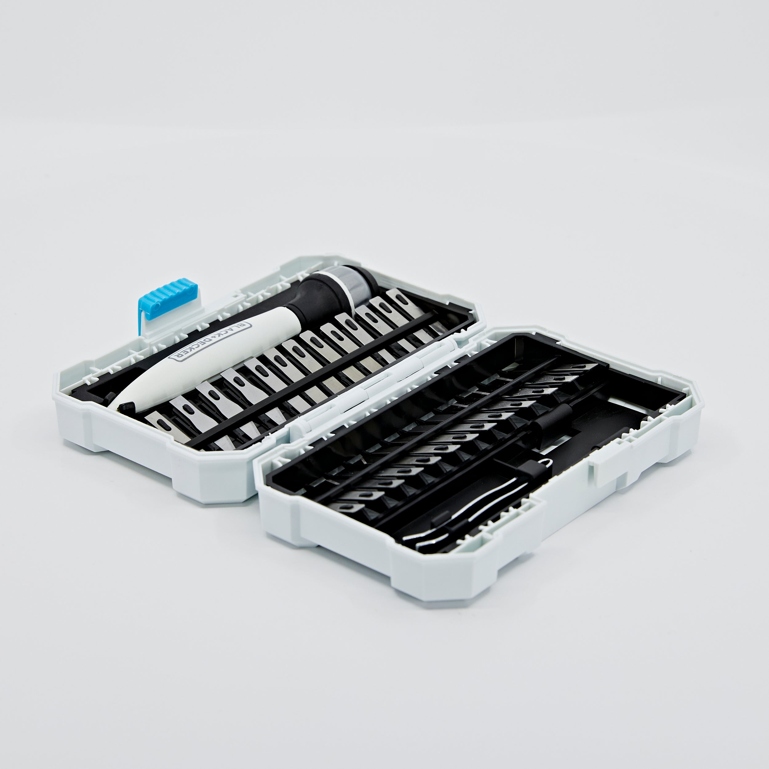 black-decker-craft-hobby-knife-kit-with-26-assorted-blades-cutting-mat-and-metal image 7