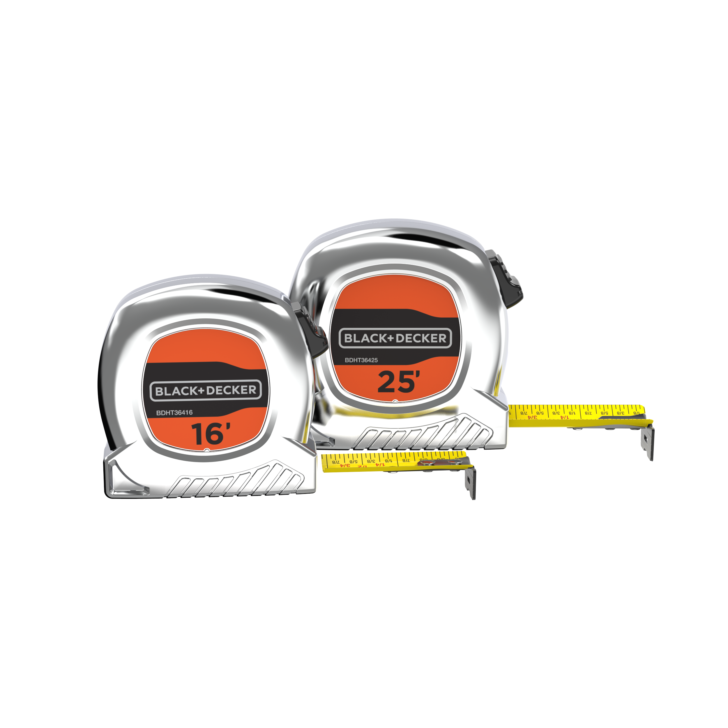 black-decker-tape-measure-bundle-25-foot-16-foot image 1