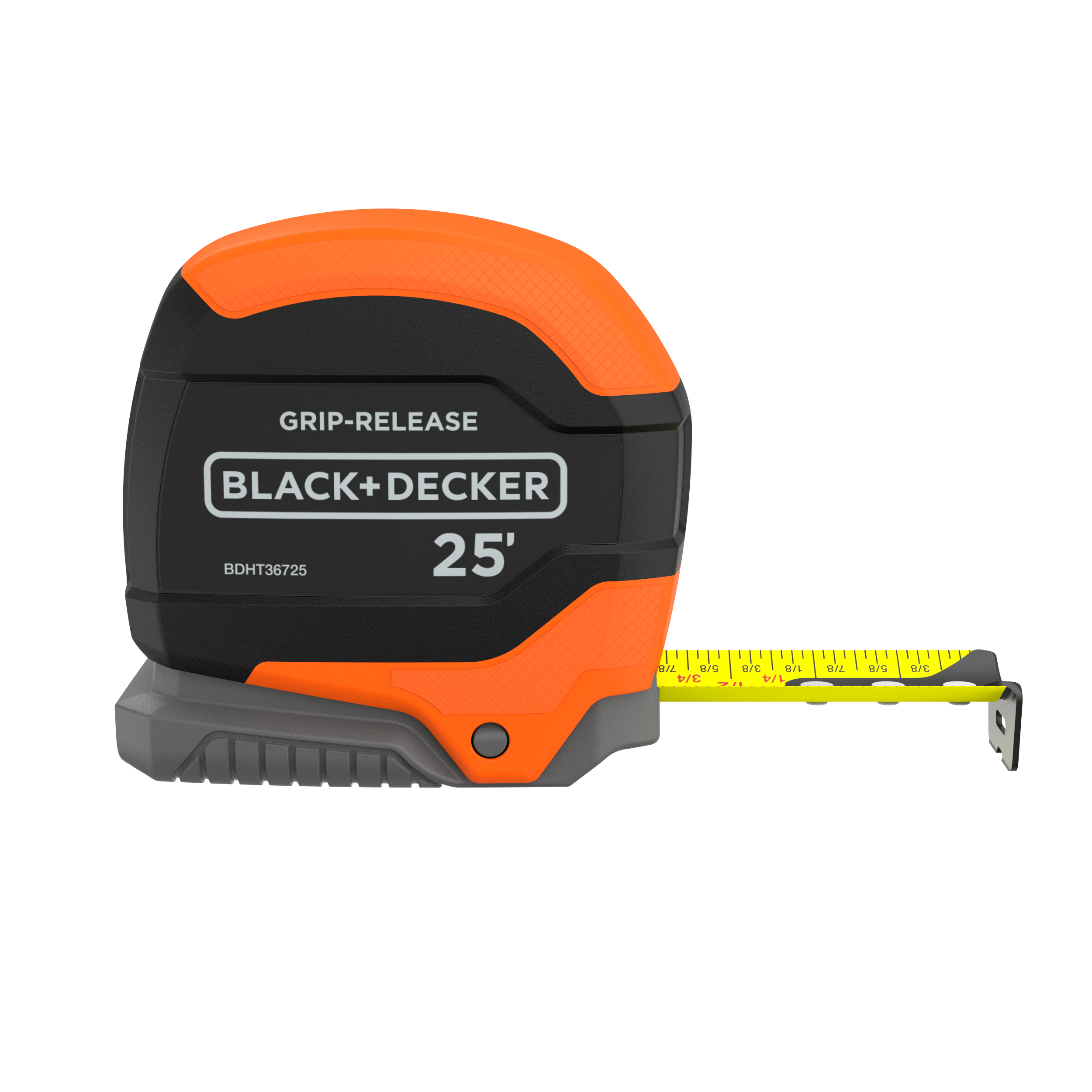 black-decker-25-foot-grip-release-autolock-tape-measure image 1