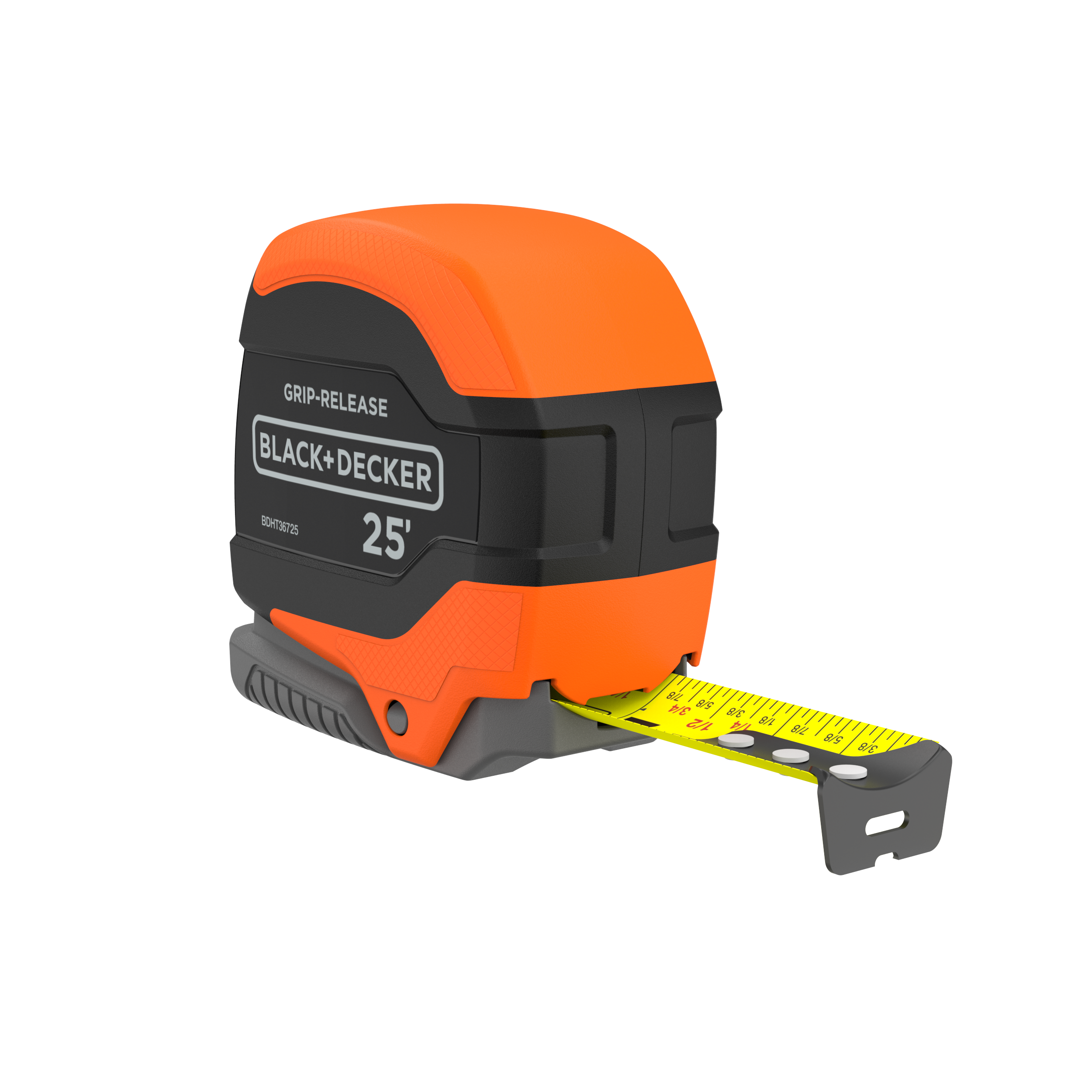 black-decker-25-foot-grip-release-autolock-tape-measure image 2