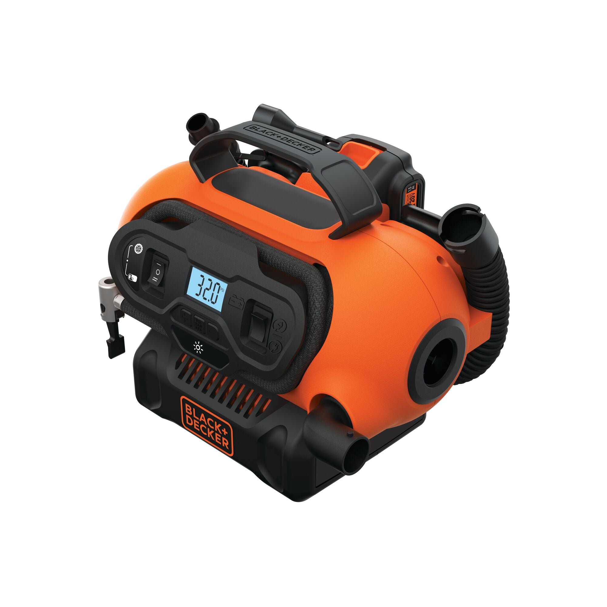 black-decker-20v-max-cordless-tire-inflator-portable-air-compressor-cordless-cor image 4