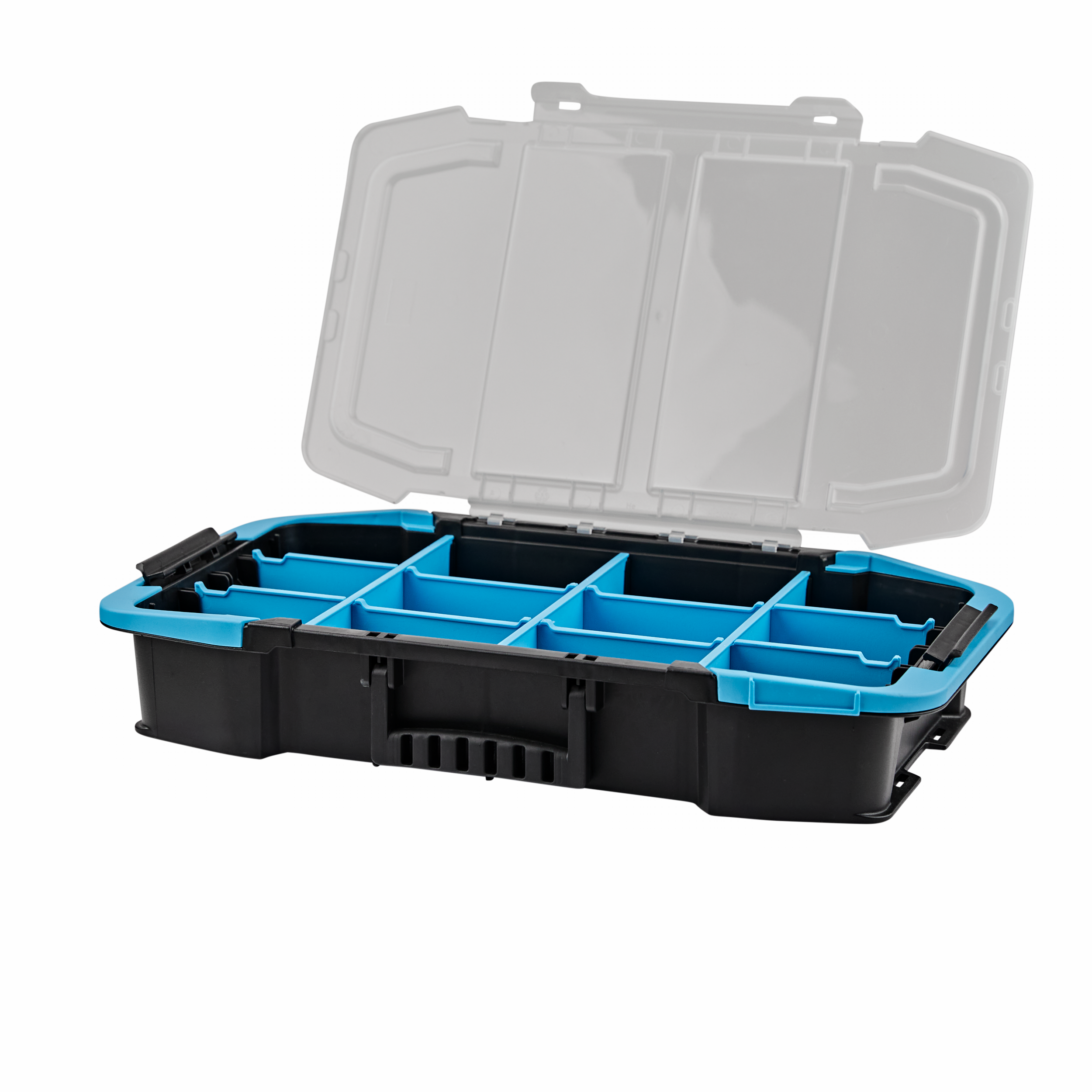 black-decker-19-inch-stackable-portable-storage-organizer-with-adjustable-divide image 5