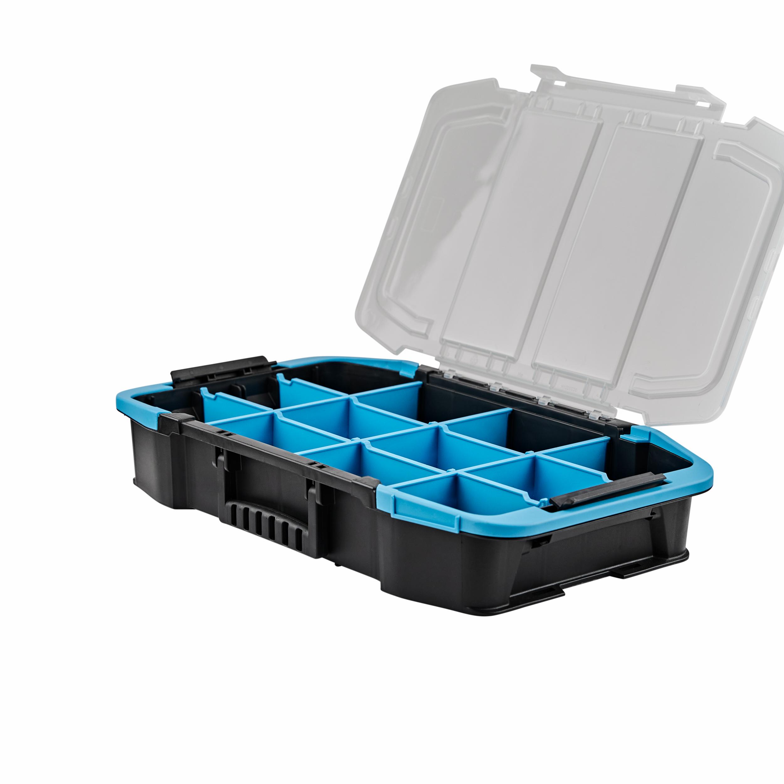 black-decker-19-inch-stackable-portable-storage-organizer-with-adjustable-divide image 8