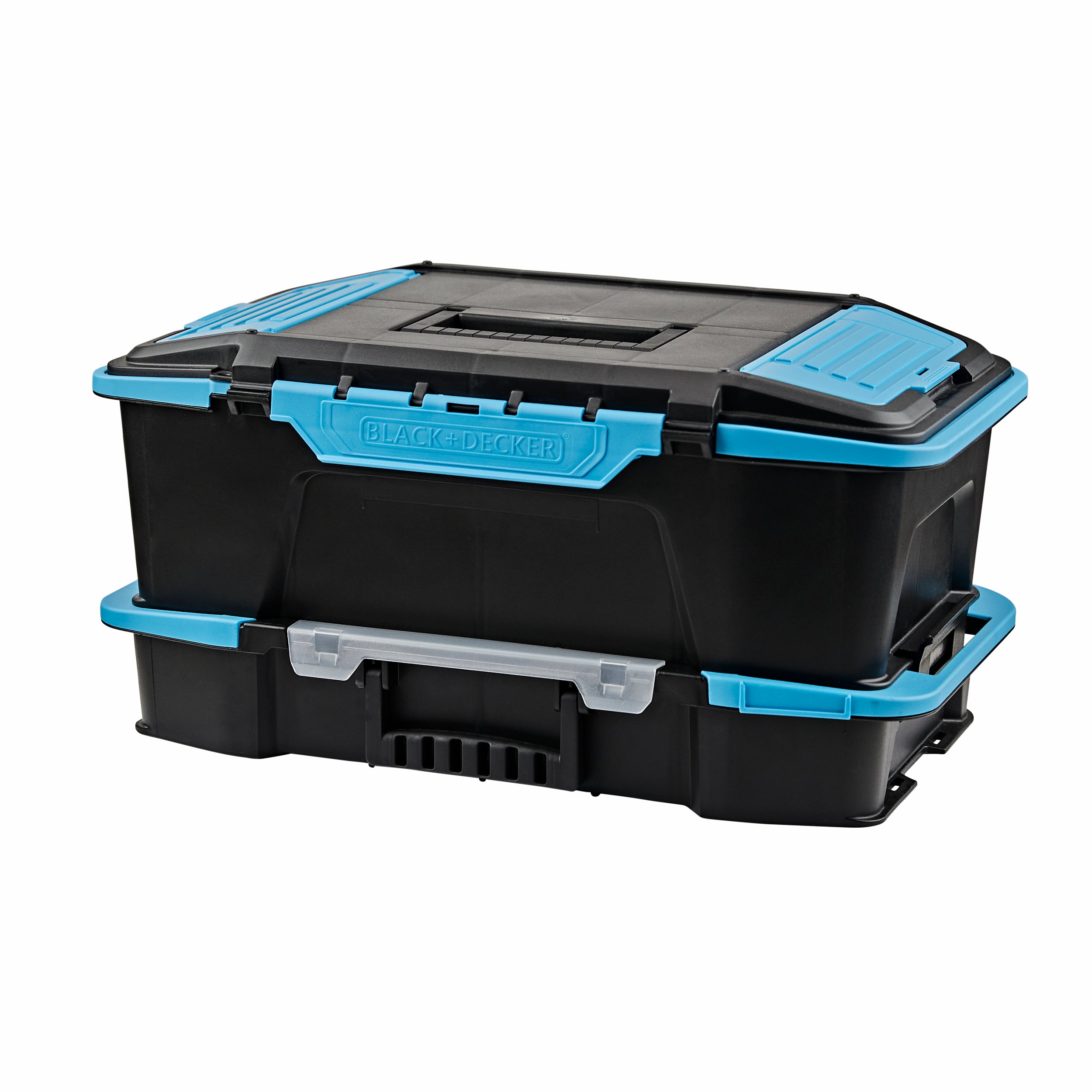 black-decker-19-inch-2-in-1-stackable-storage-caddy-and-organizer image 5