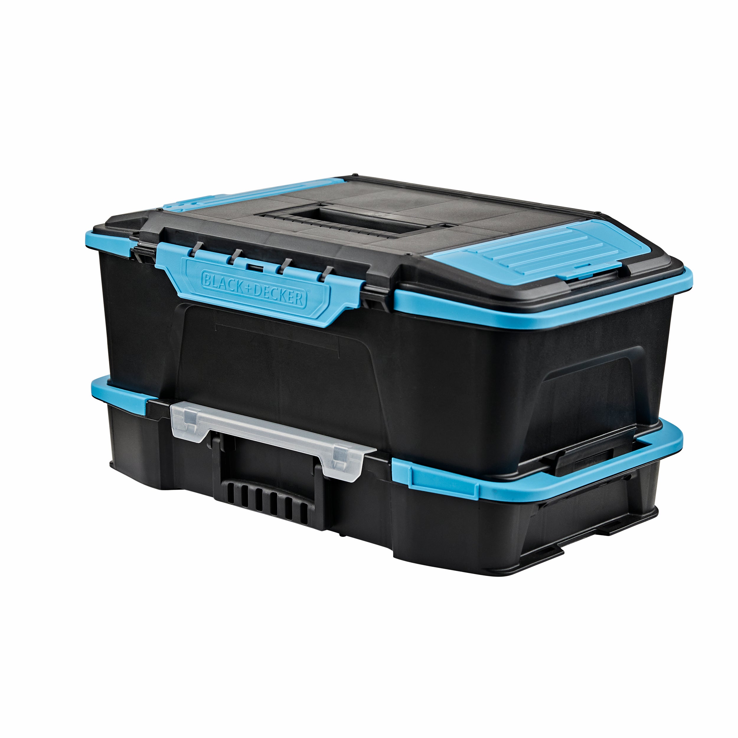 black-decker-19-inch-2-in-1-stackable-storage-caddy-and-organizer image 7