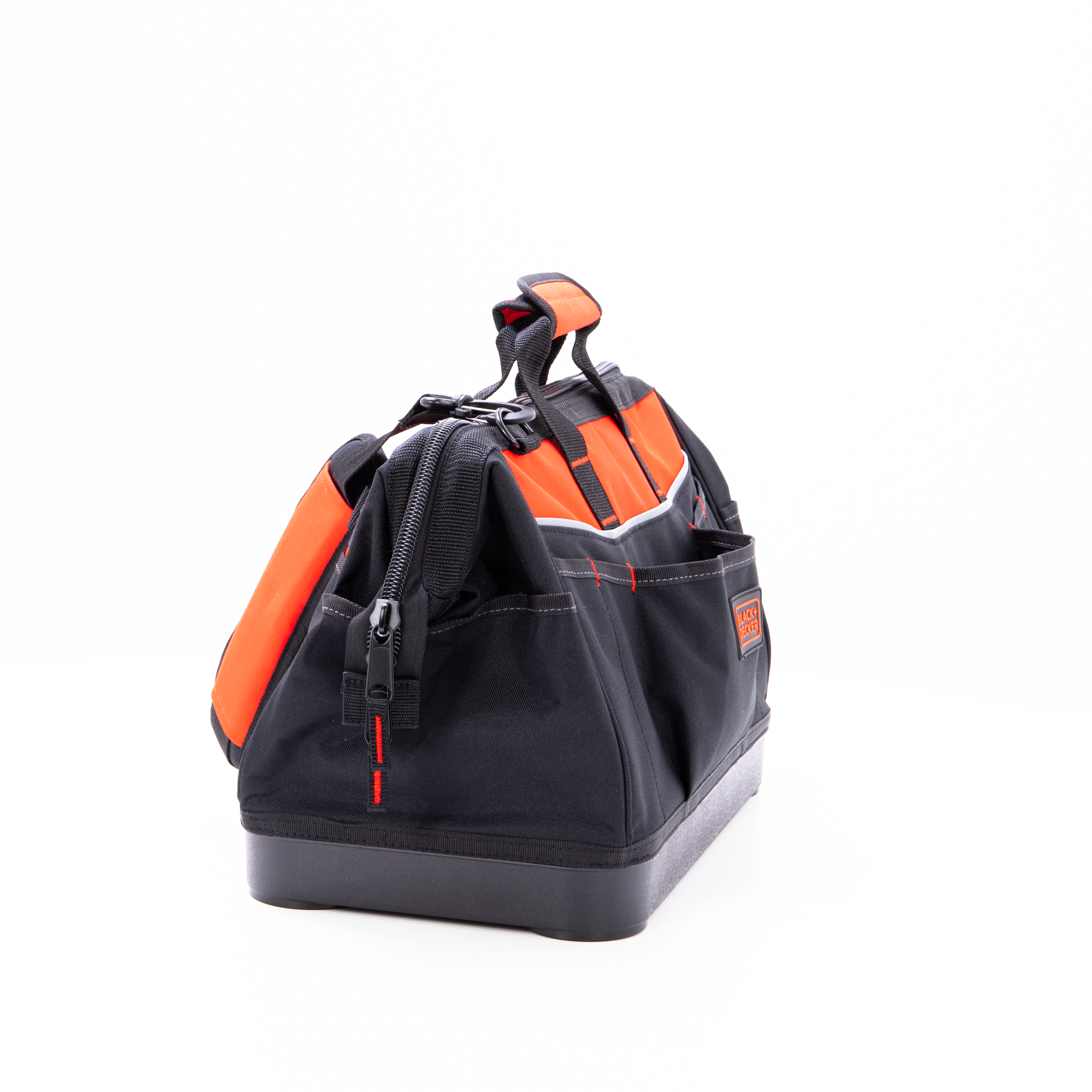 black-decker-16-inch-wide-mouth-tool-bag-with-6-interior-loops-and-multiple-pock image 8