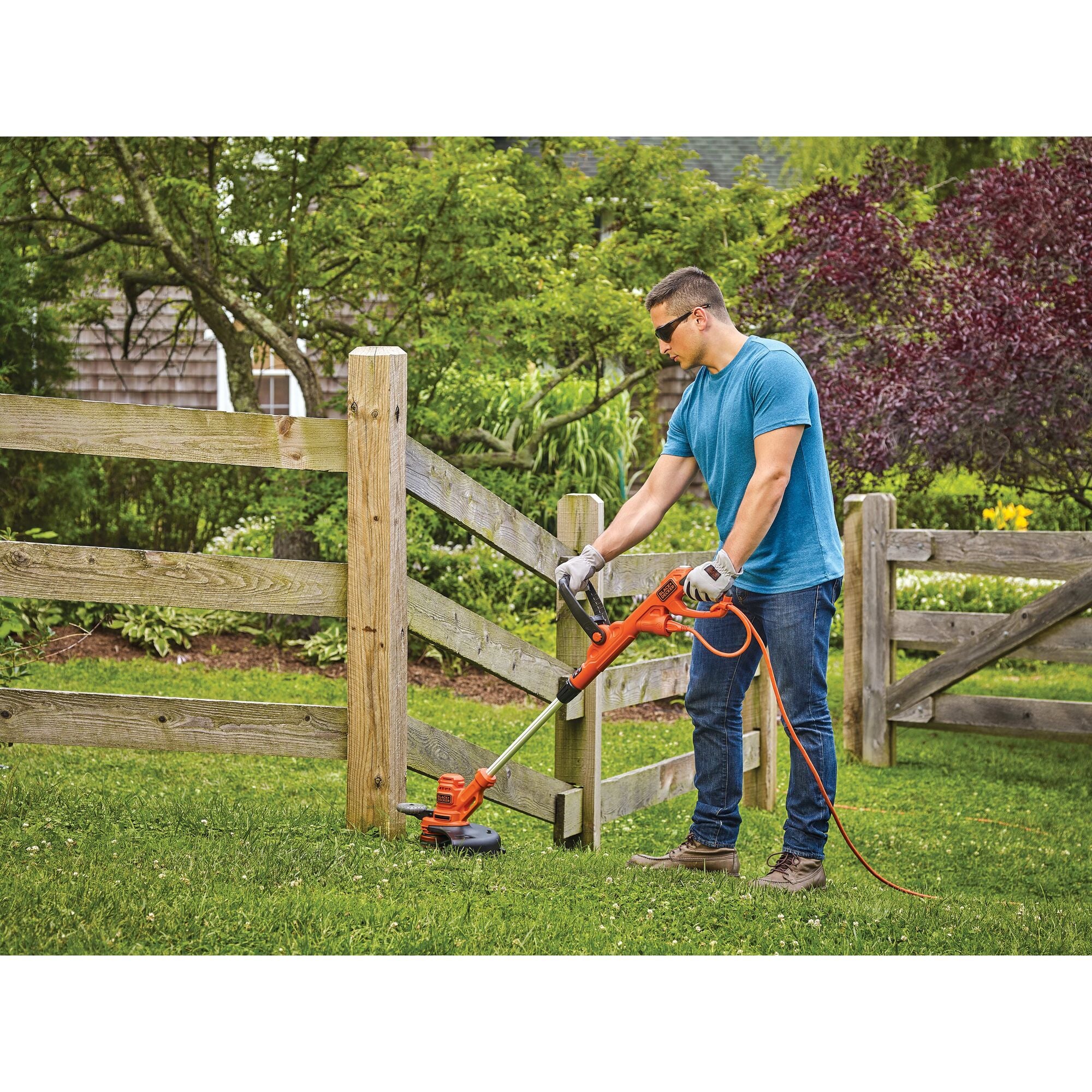 black-decker-powercommand-14-inch-electric-string-trimmer-6-5-amp image 3