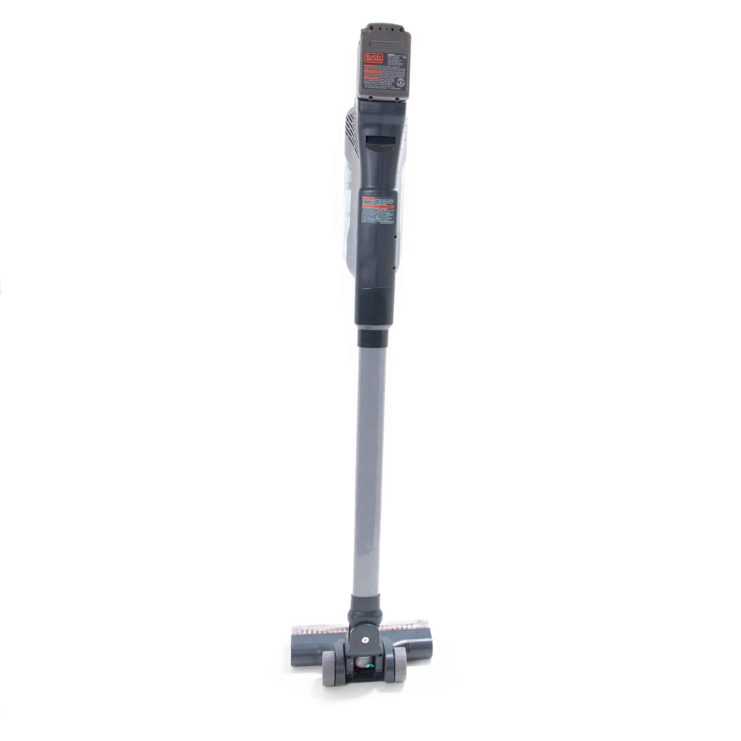 black-decker-powerseries-20v-max-cordless-stick-vacuum-kit-gray-orange image 5