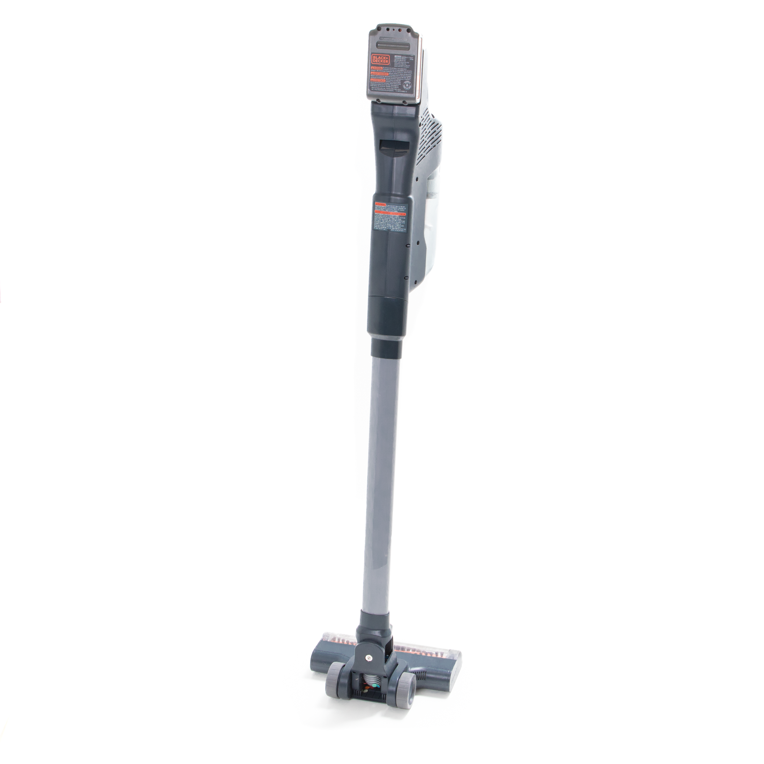 black-decker-powerseries-20v-max-cordless-stick-vacuum-kit-gray-orange image 7