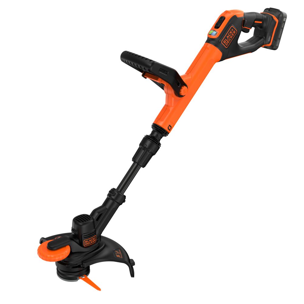 black-decker-20v-max-powerconnect-cordless-resin-blade-trimmer-battery-charger-i image 1