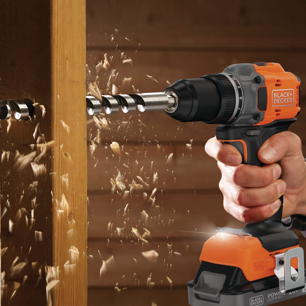 black-decker-20v-max-powerconnect-cordless-brushless-in-drill-driver-kit-battery image 2