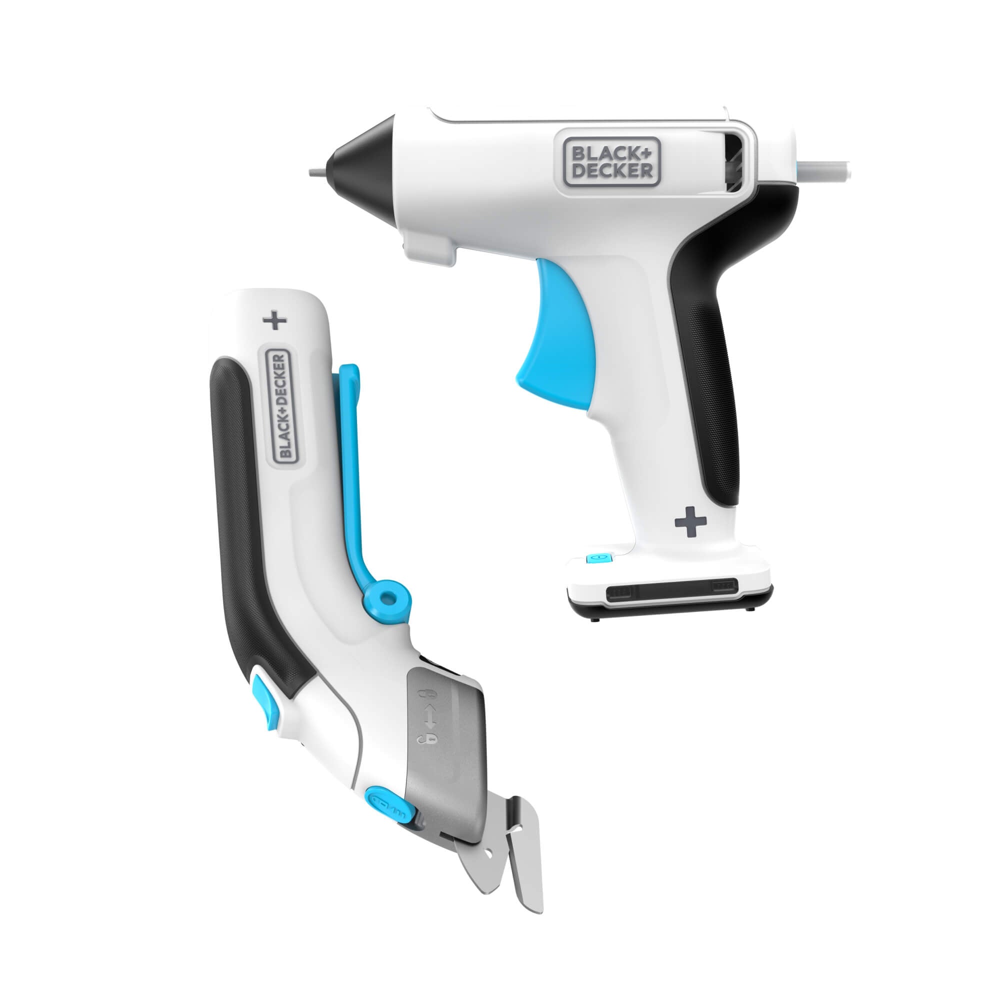 black-decker-crafting-tools-combo-kit-cordless-glue-gun-power-scissors image 1