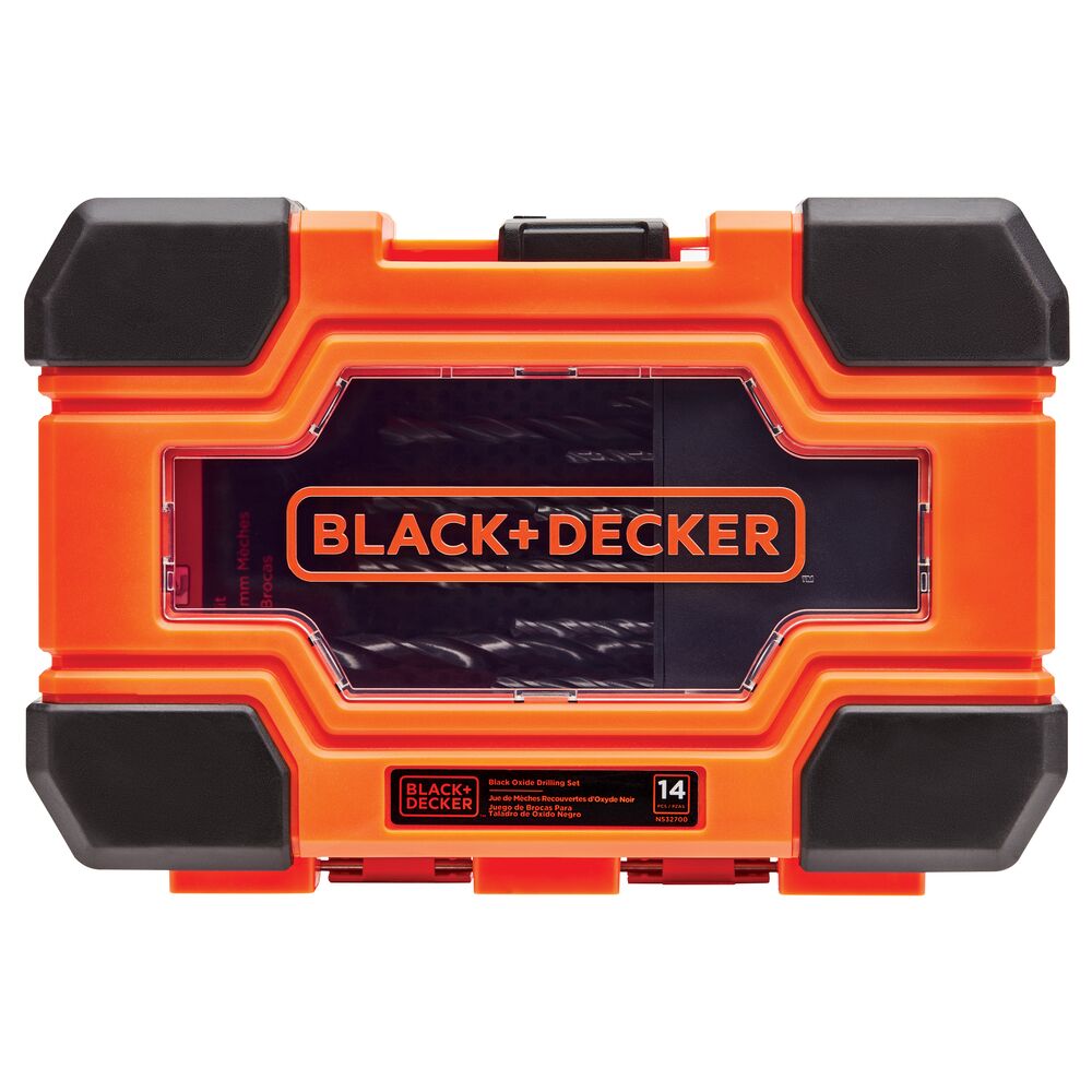 black-decker-14-piece-black-oxide-drill-bit-set image 2
